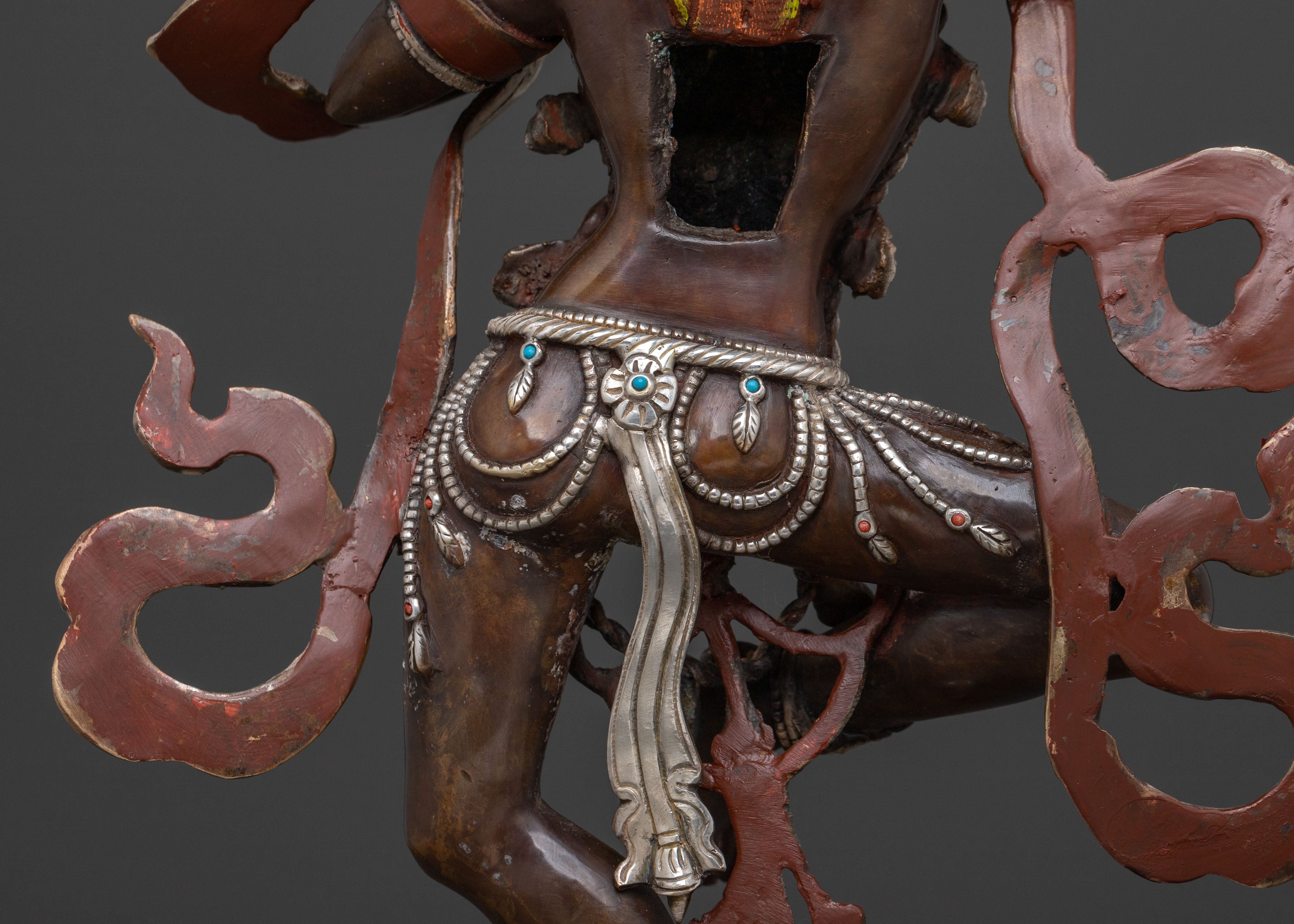 Handcrafted Dorje Phagmo Statue: Home Decor