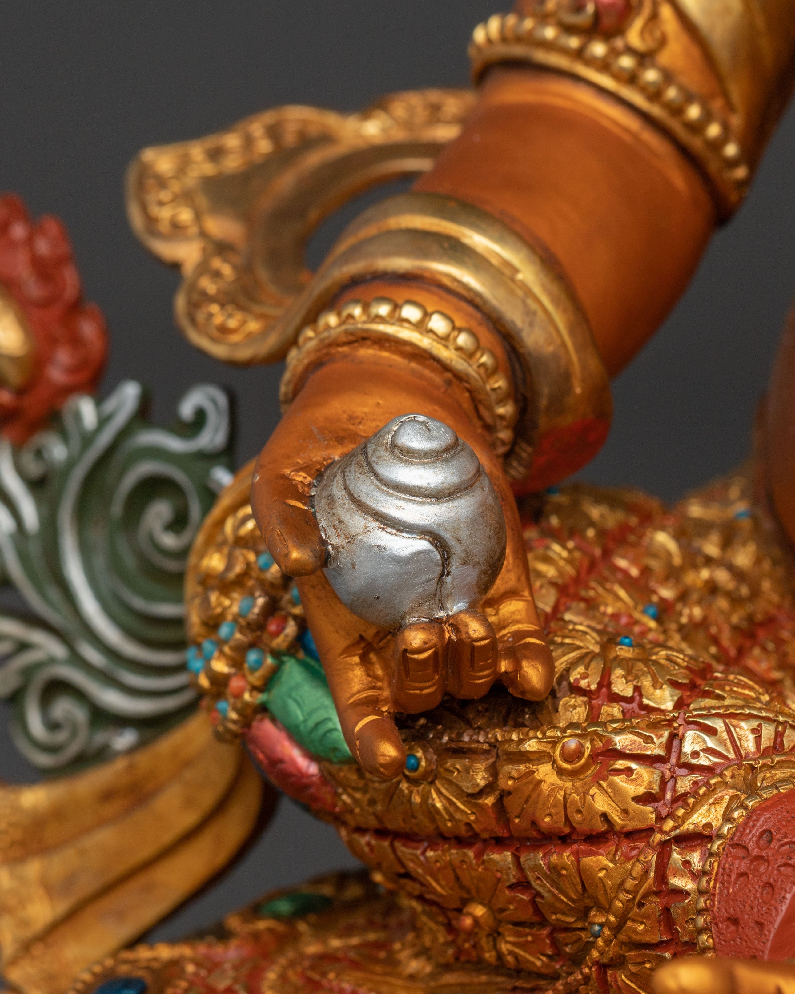Yellow Dzambhala Sacred Statue | Himalayan Prosperity Art