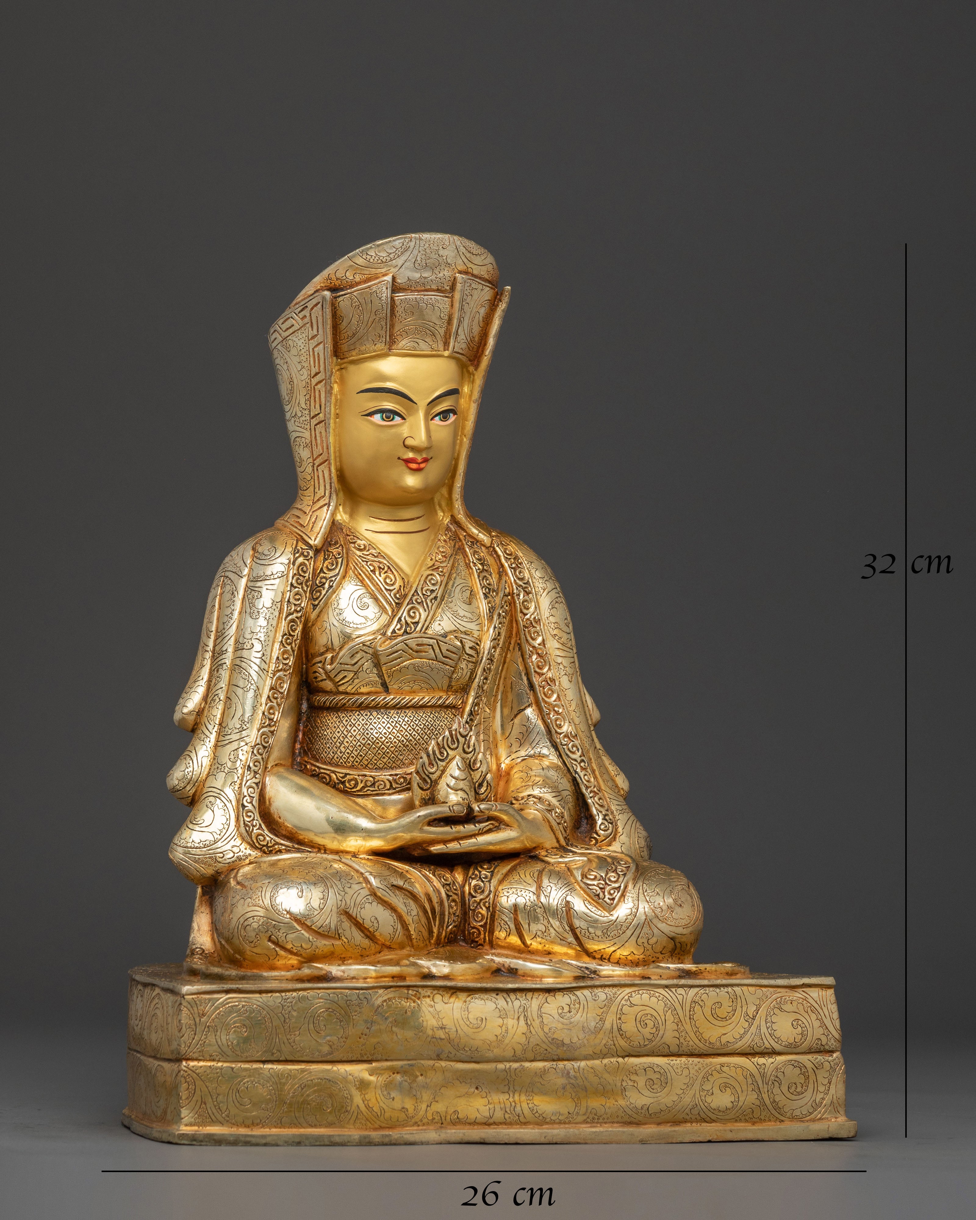 Gampopa Buddhist Master Statue | Sacred Figure