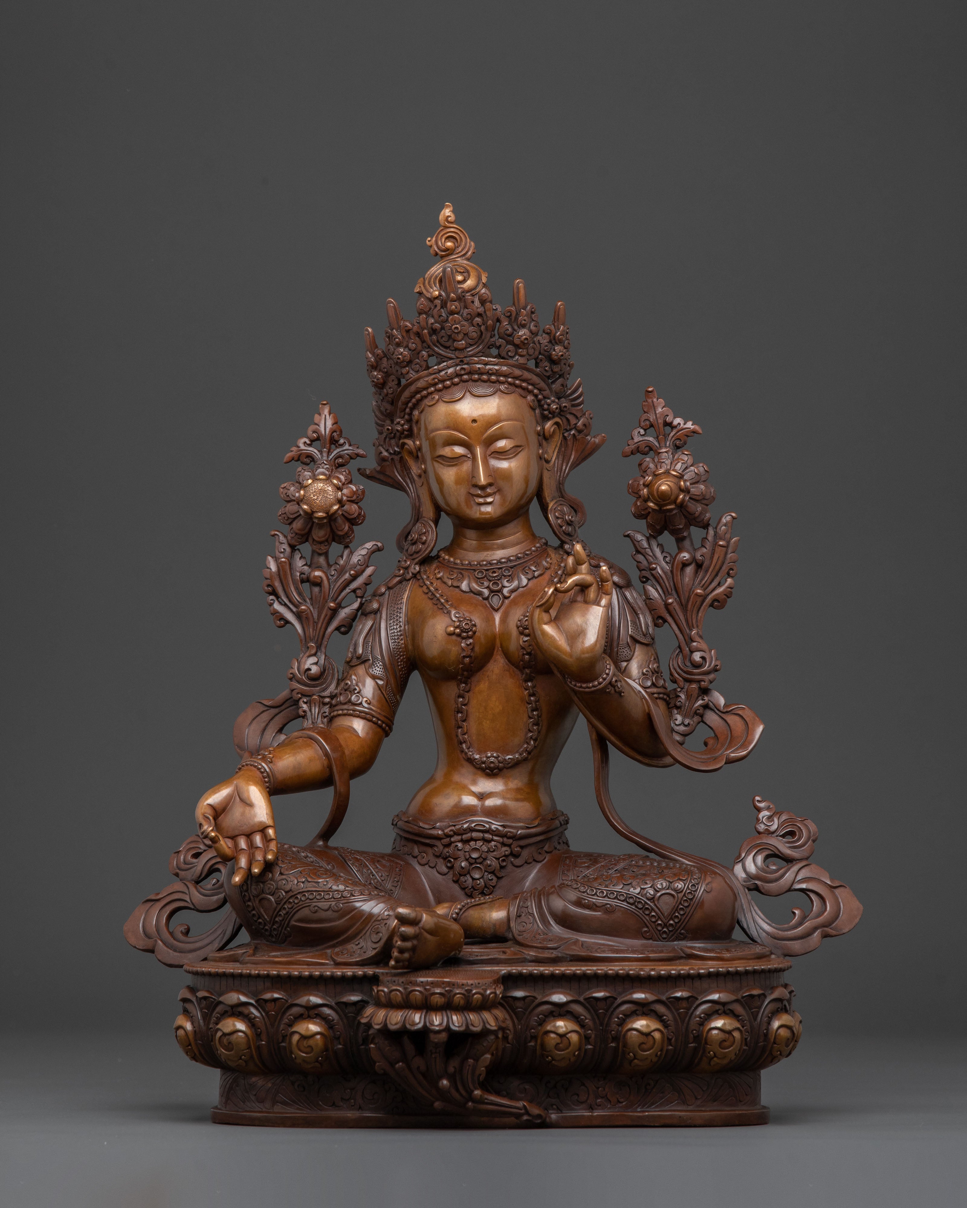 Green Tara Swift Blessing Statue | Goddess of Compassion & Protection