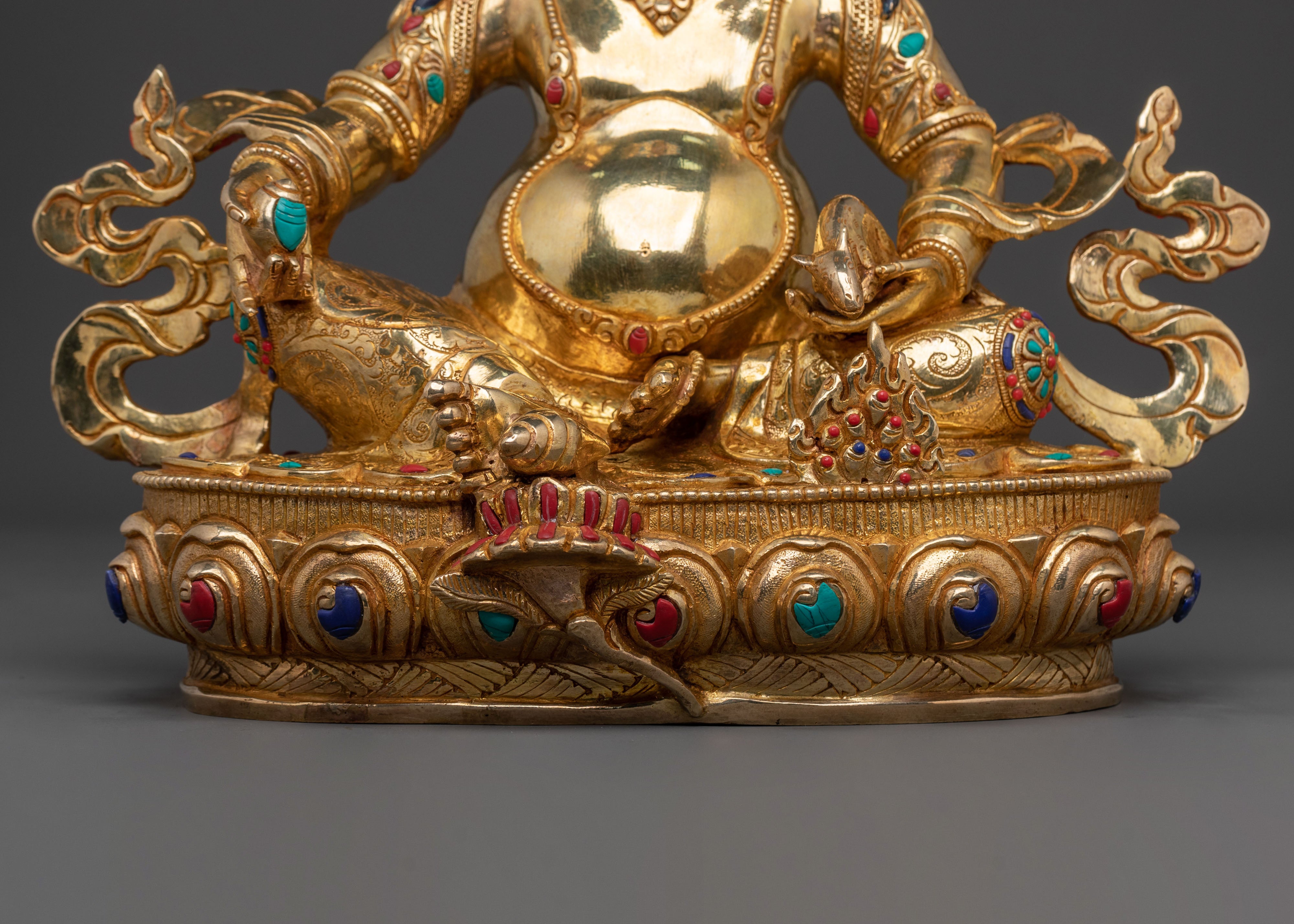 Handcrafted Dzambhala Spiritual Statue | Wealth Deity