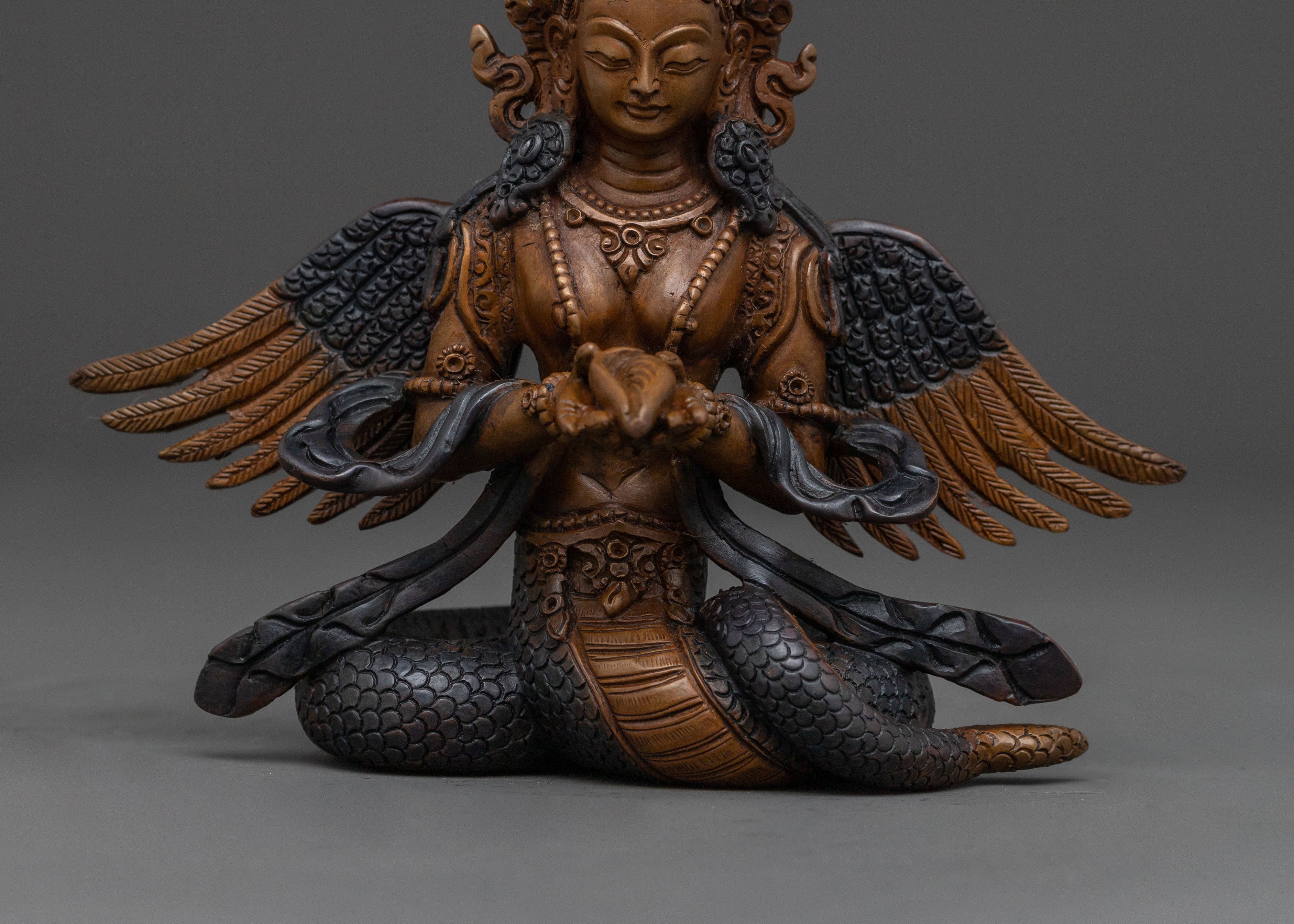 Naag Kanya Tibetan Statue – Oxidized Copper Craft
