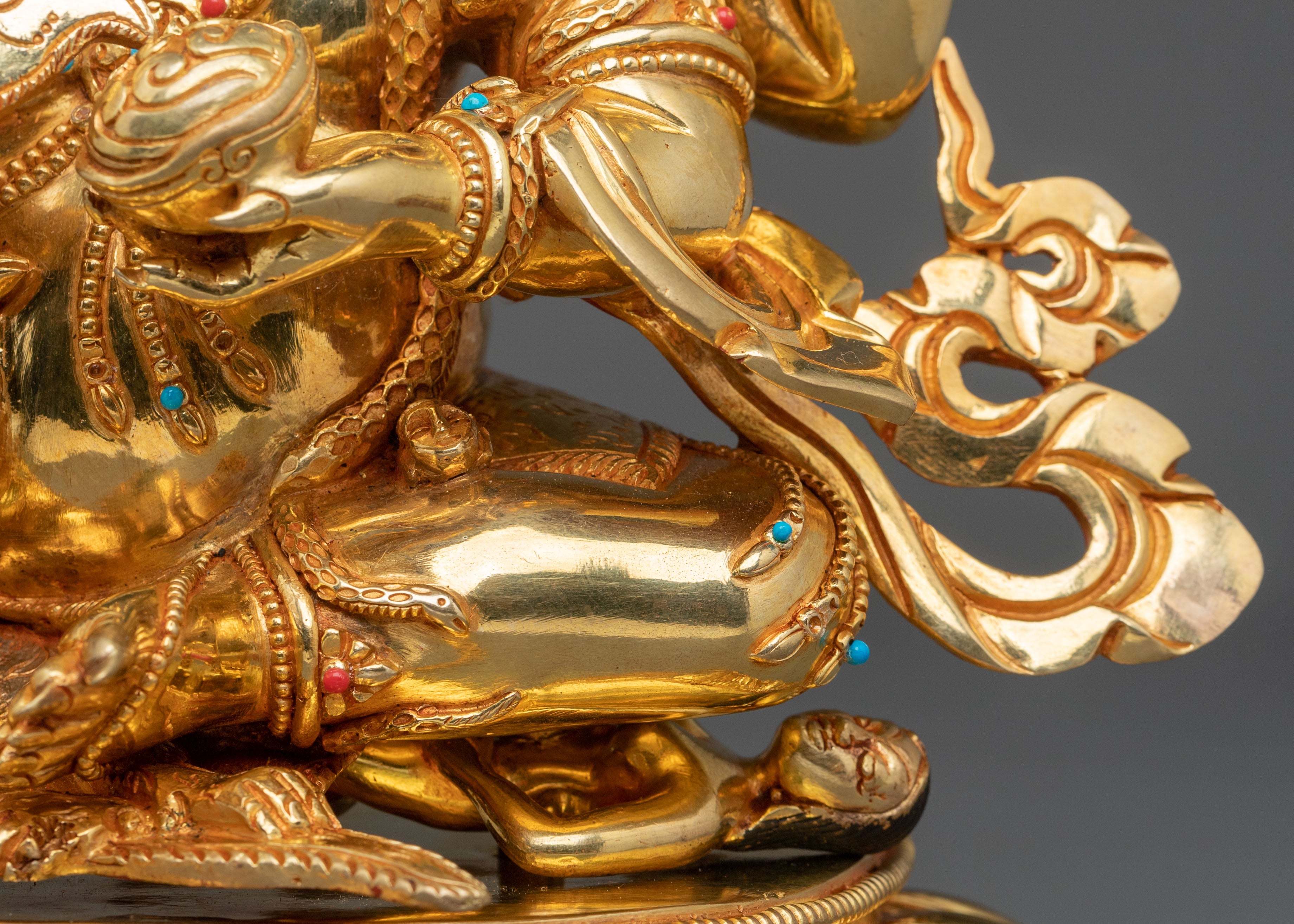 Chaturbhuja Mahakala Statue | Tibetan Buddhist Protector