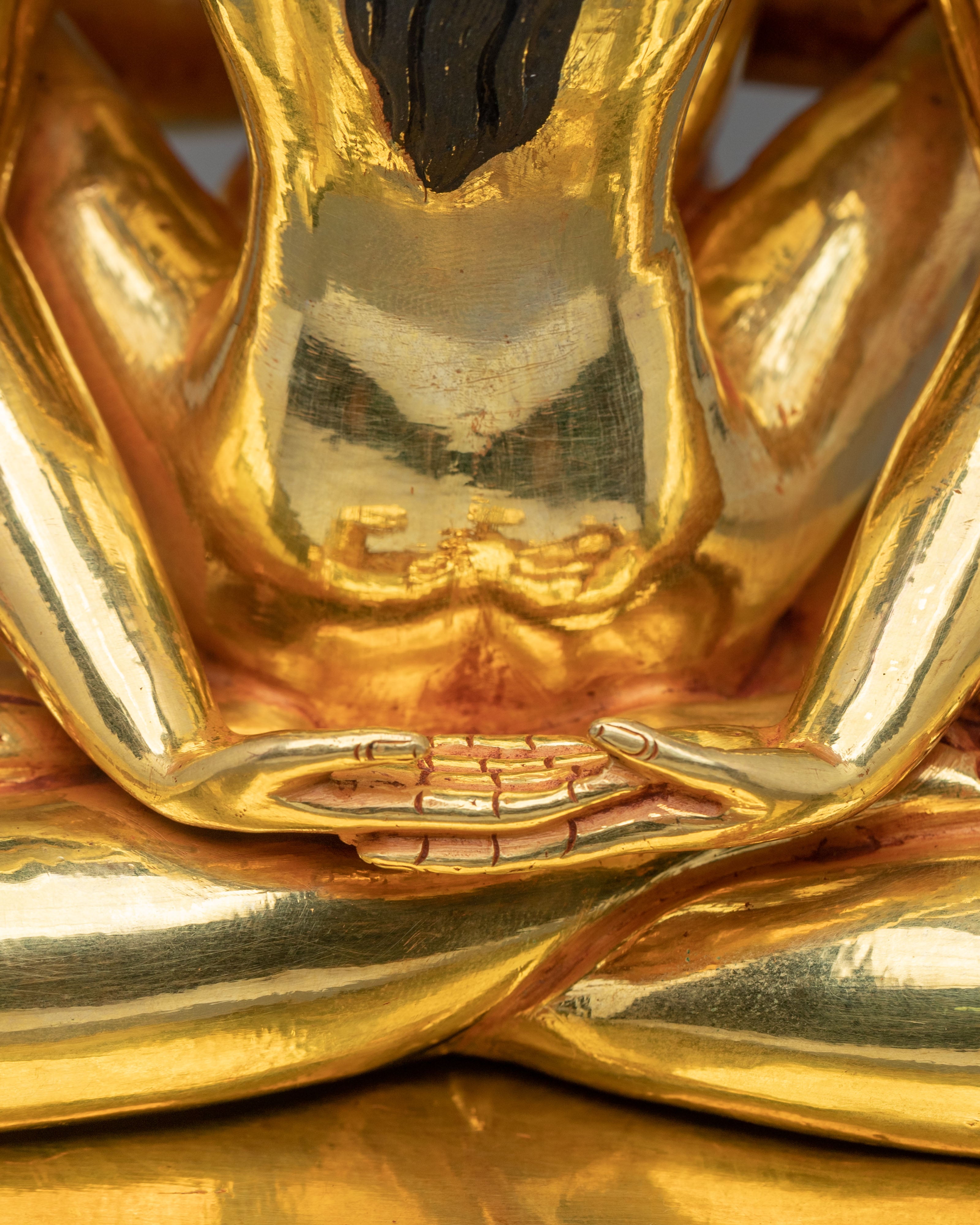 Samantabhadra with Consort Buddhist Sculpture | Sacred Figurine