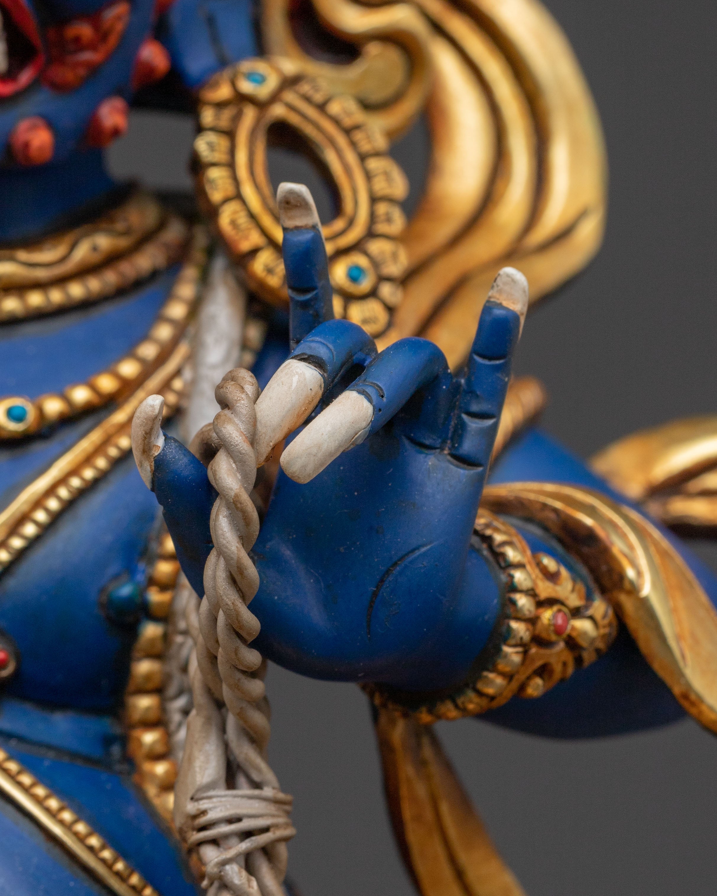 Vajrapani Statue for Meditation – Handcrafted Copper Art