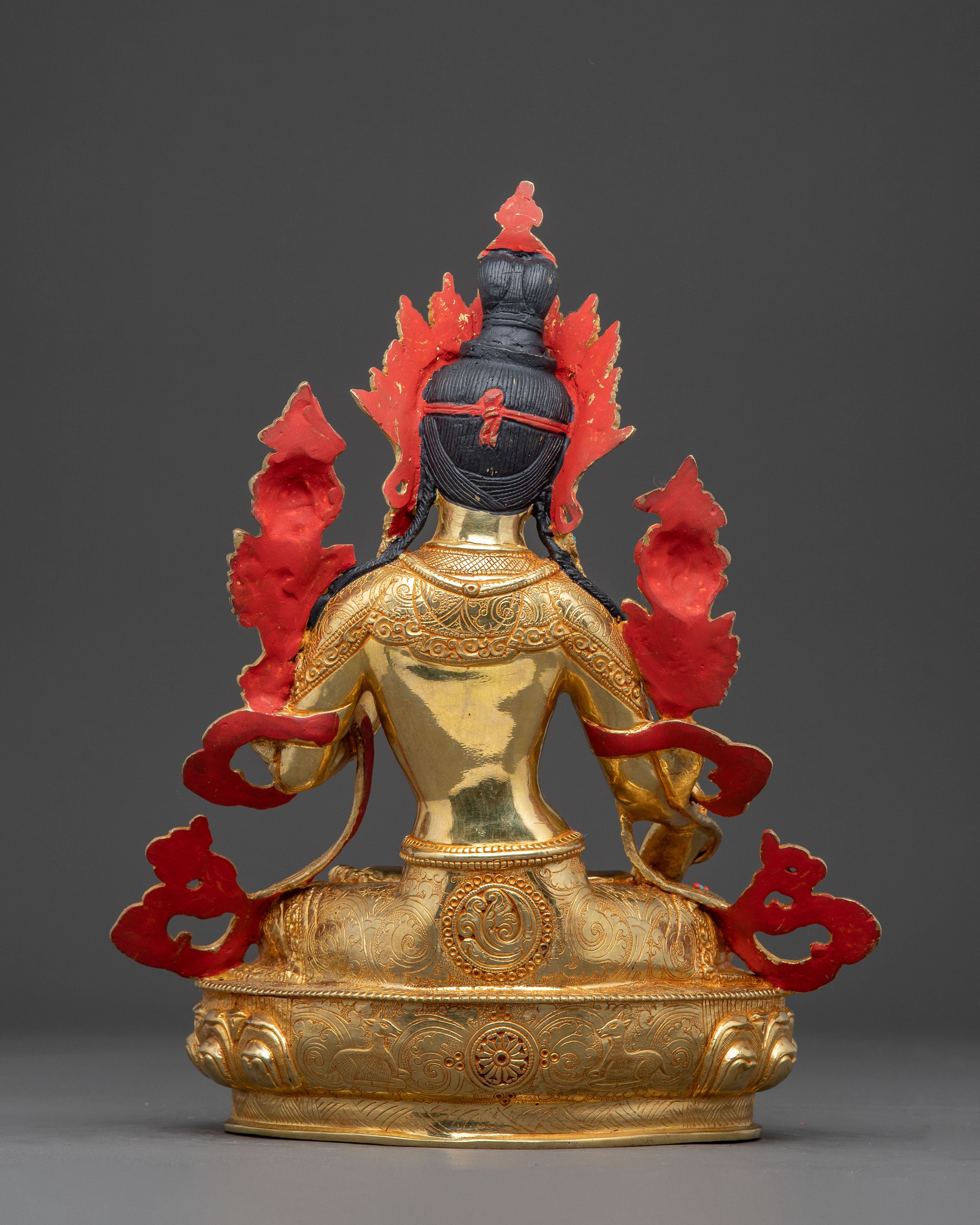 Handmade Sita Tara Copper Statue | Traditional Himalayan Art