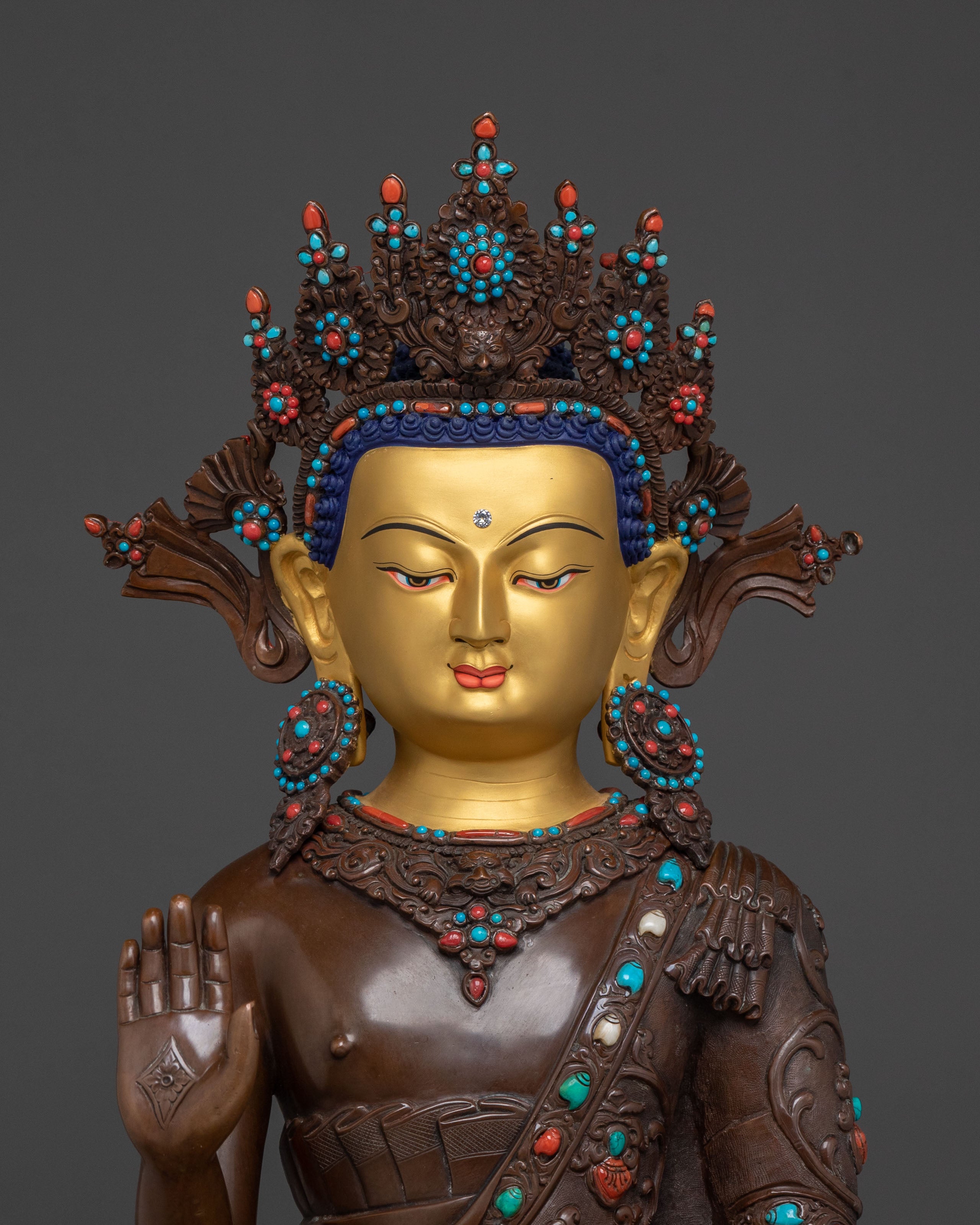 Dipankara Buddha Sacred Figurine | Symbol of Wisdom and Enlightenment