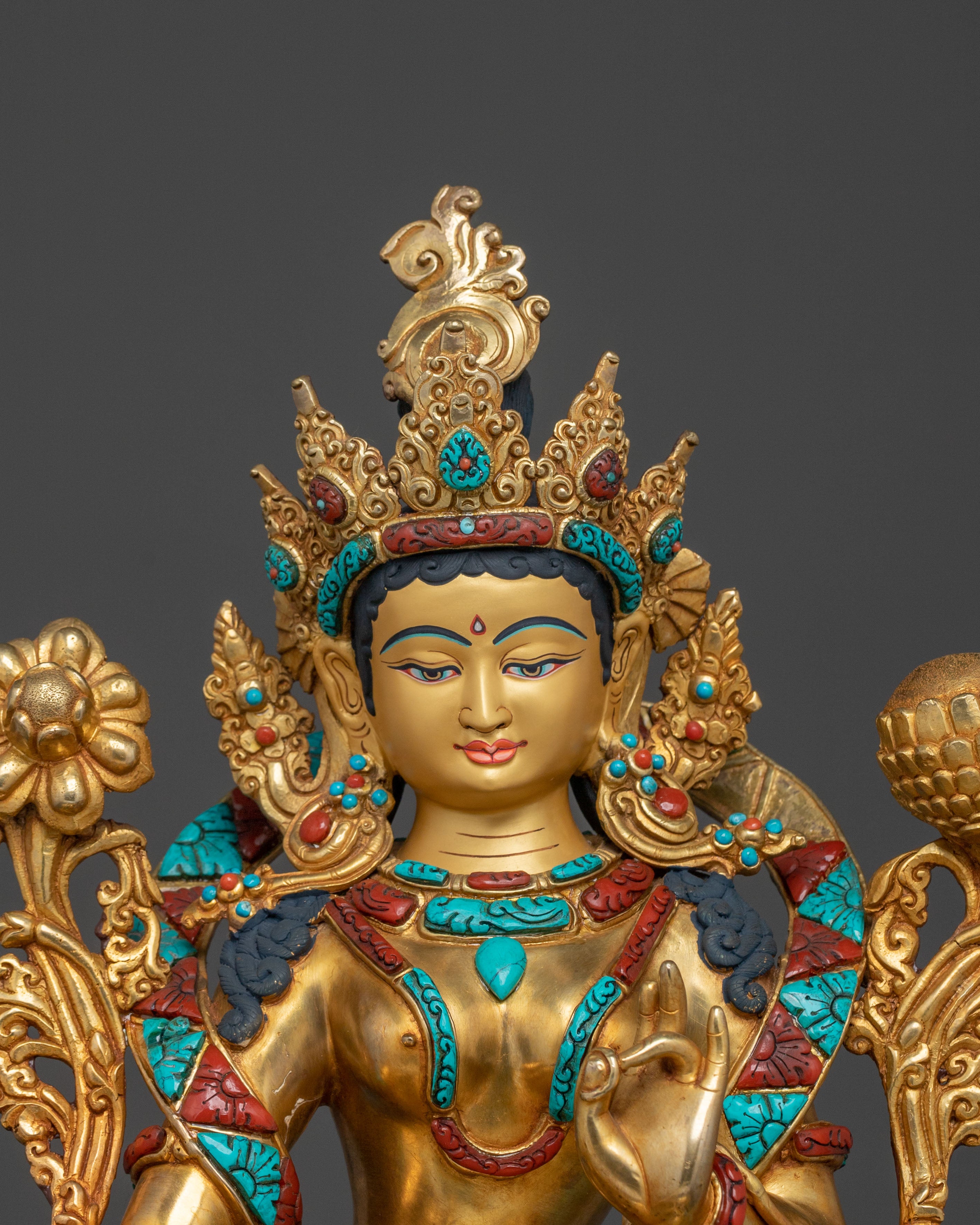 Green Tara Statue | Made in Nepal