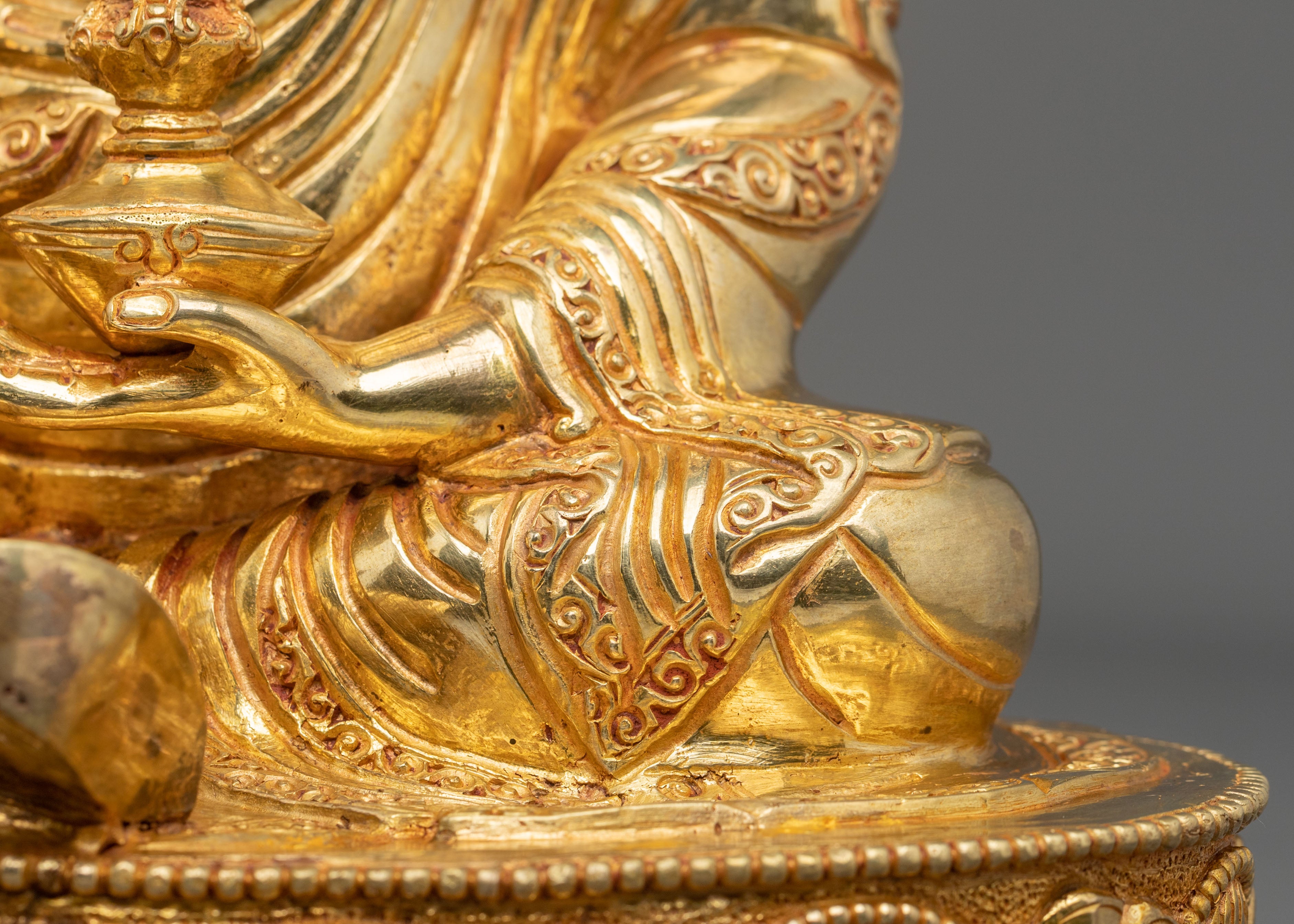 Guru Rinpoche Sacred Statue | Tibetan Buddhist Figurine