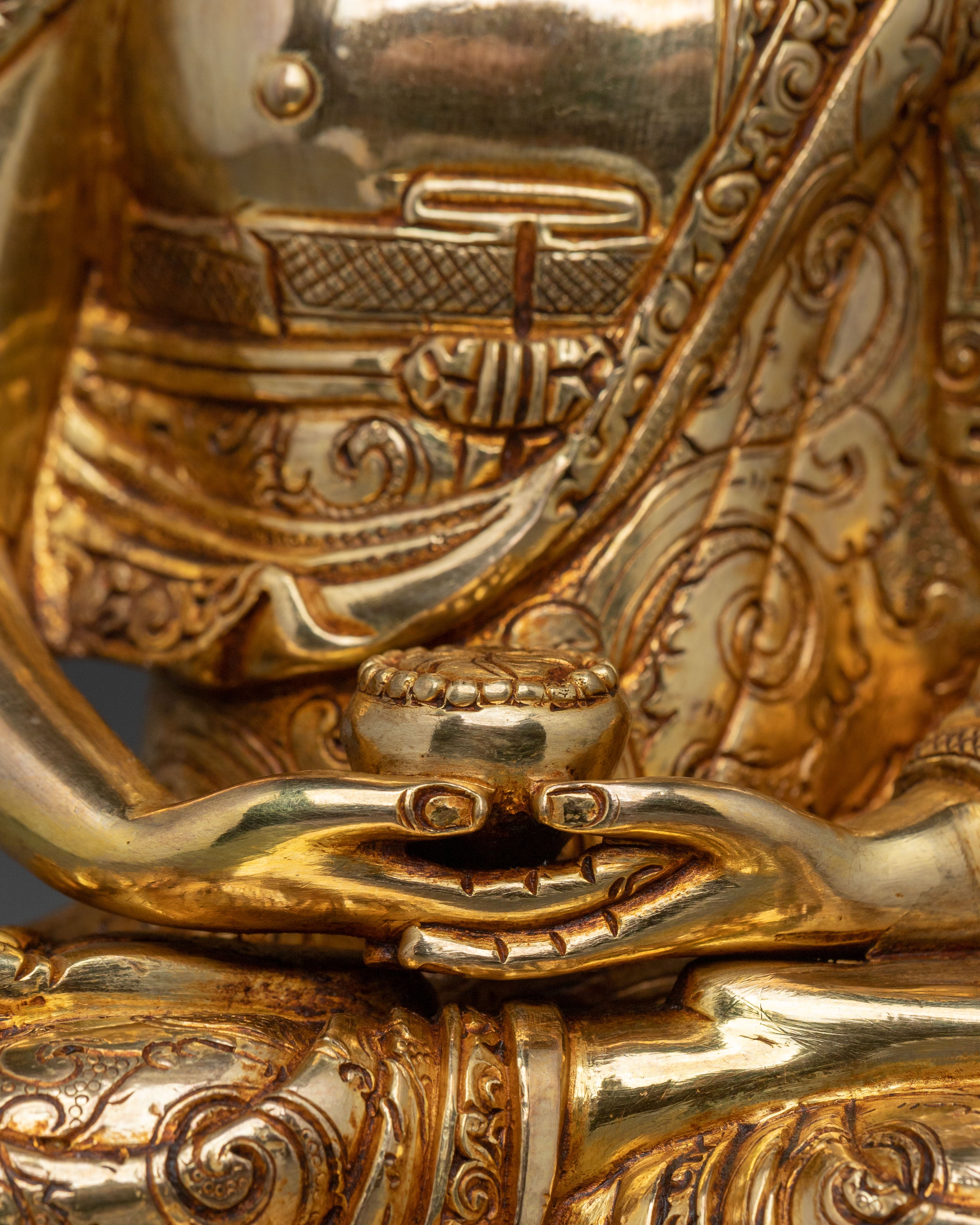 Amitabha Buddha Altar Decor Statue | Sacred Buddhist Home Shrine