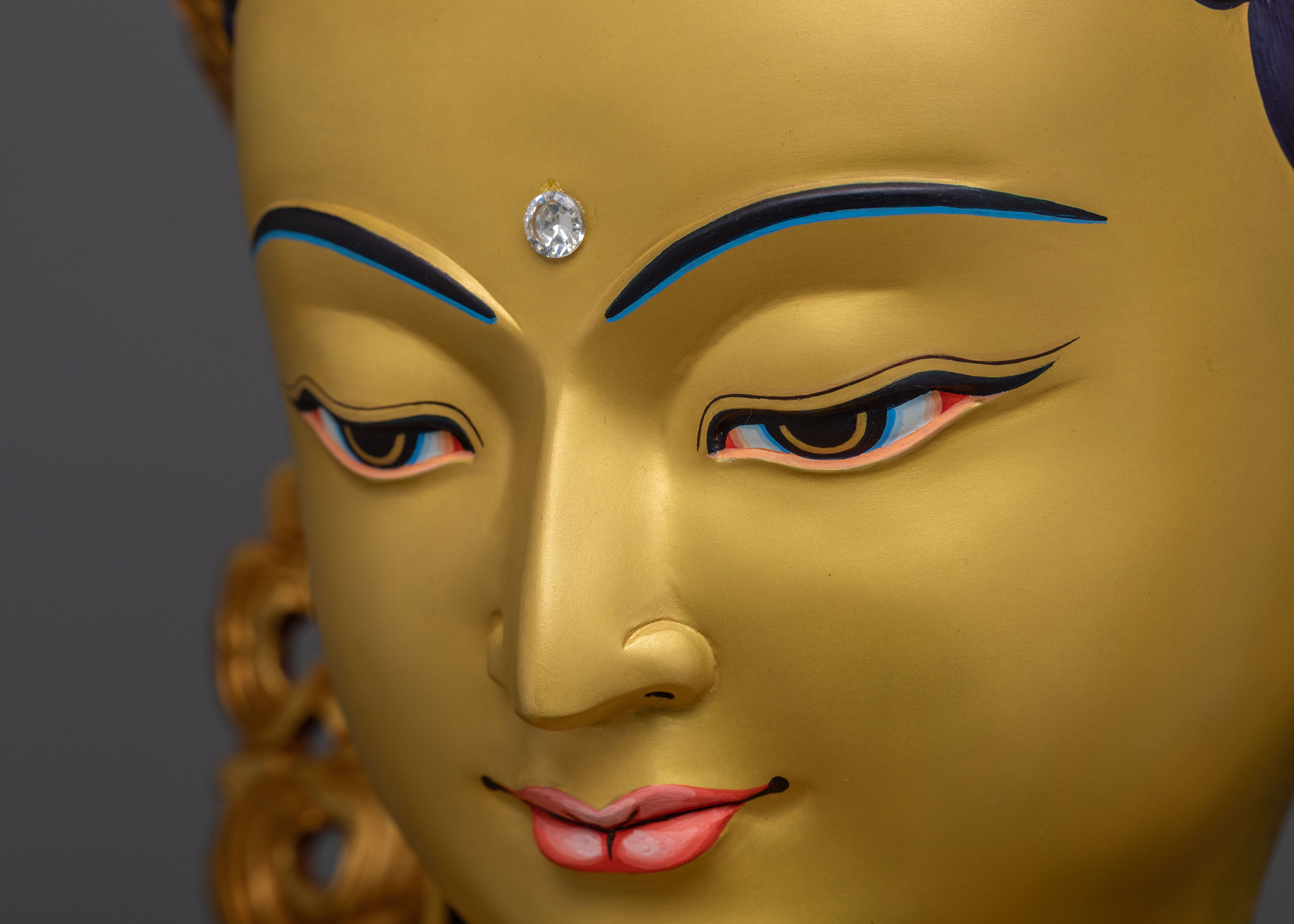 Green Tara Meditation Altar Statue | Symbol of Compassion and Liberation