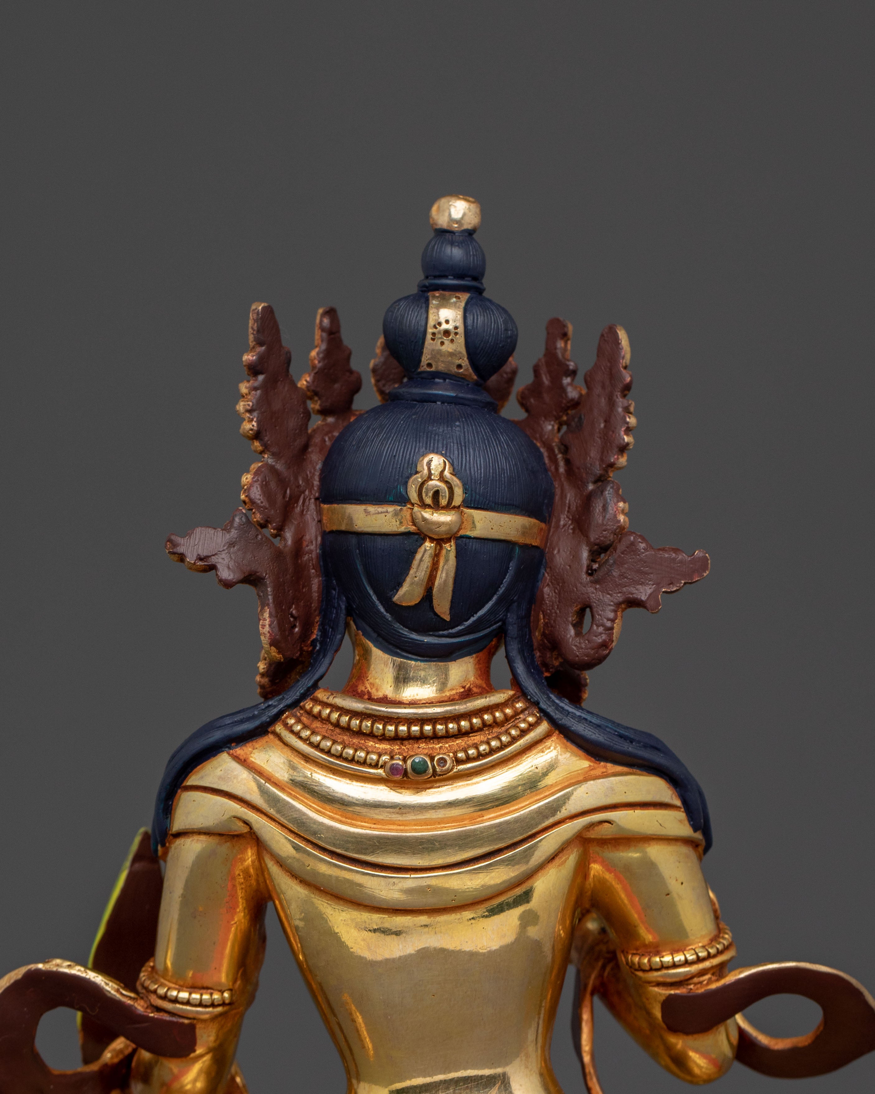 Handcrafted Kshitigarbha Buddhist Statue | Home Decor