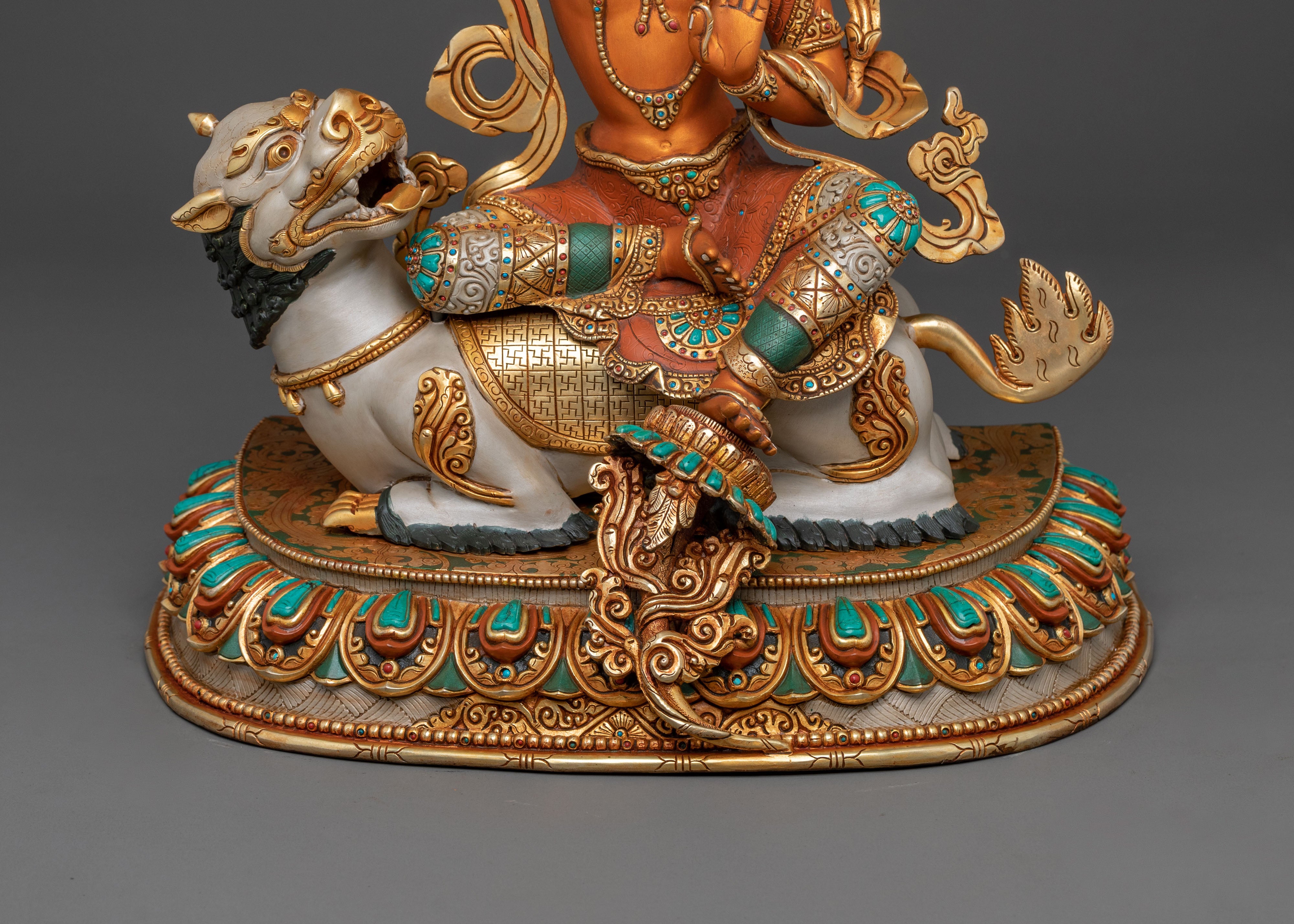 Simhanada Manjushri Statue | Divine Wisdom