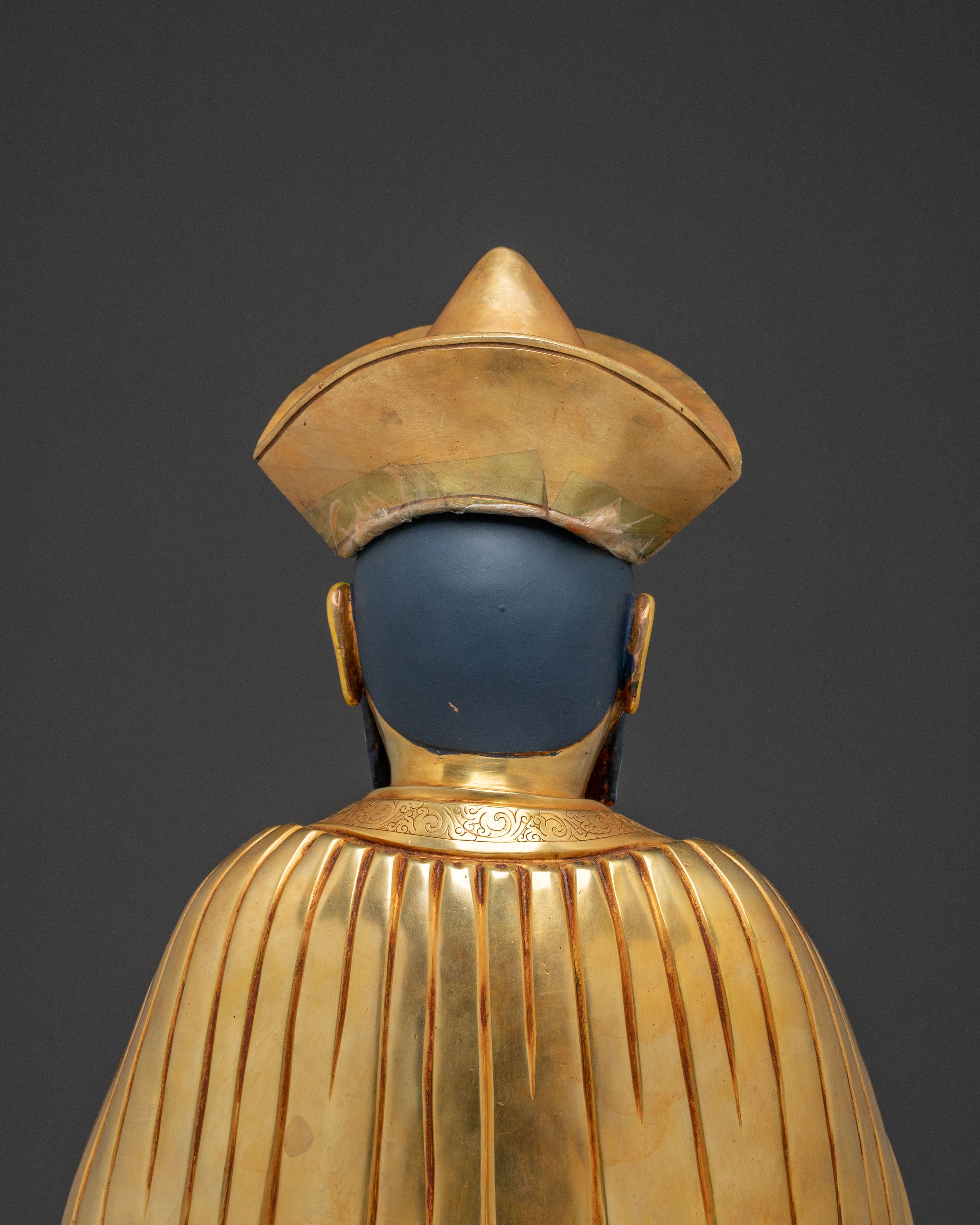 Guru Shapdum Figurine | 24K Gold Gilded Altar Decor