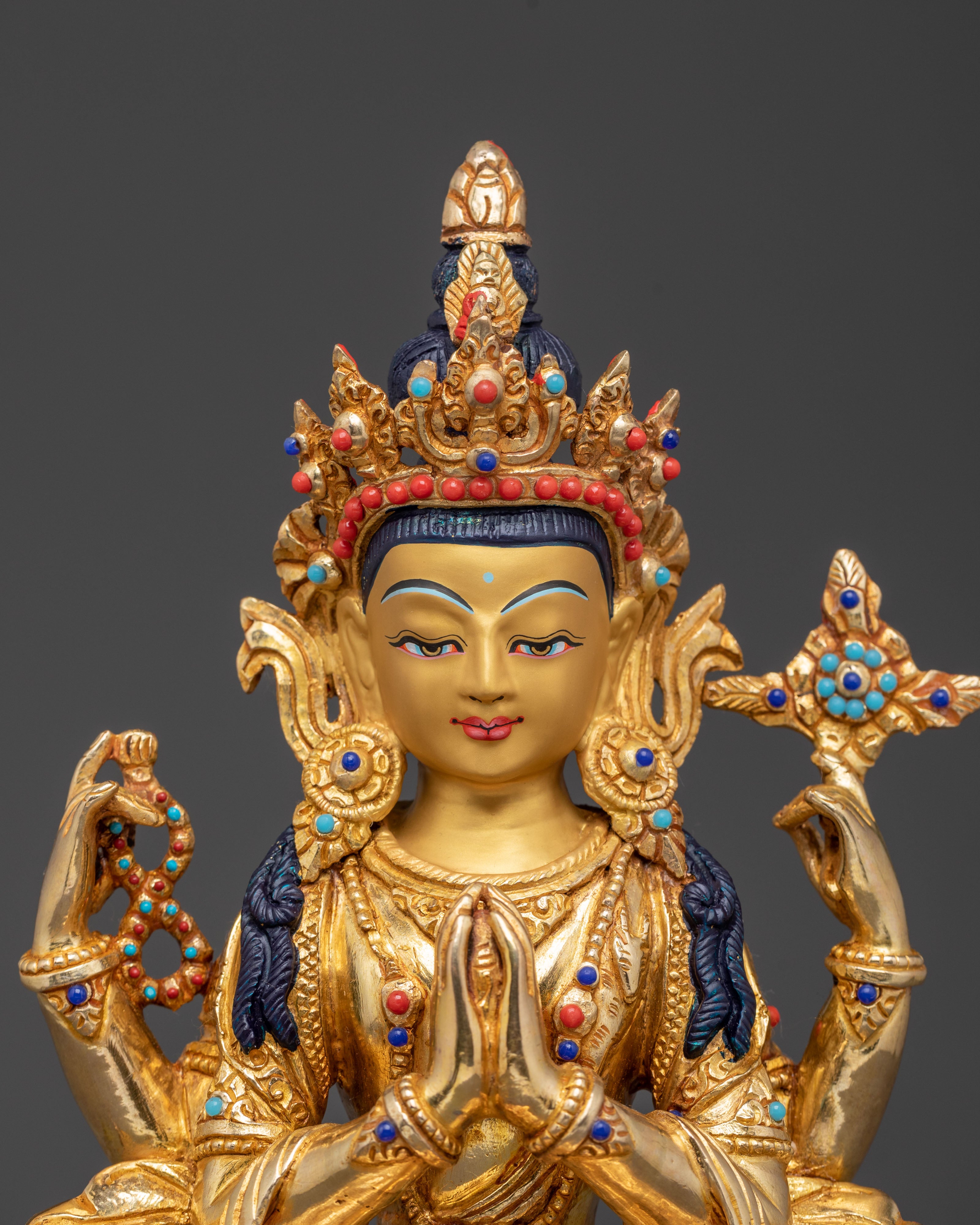Chenrezig Beings Statue | Guardian Figure