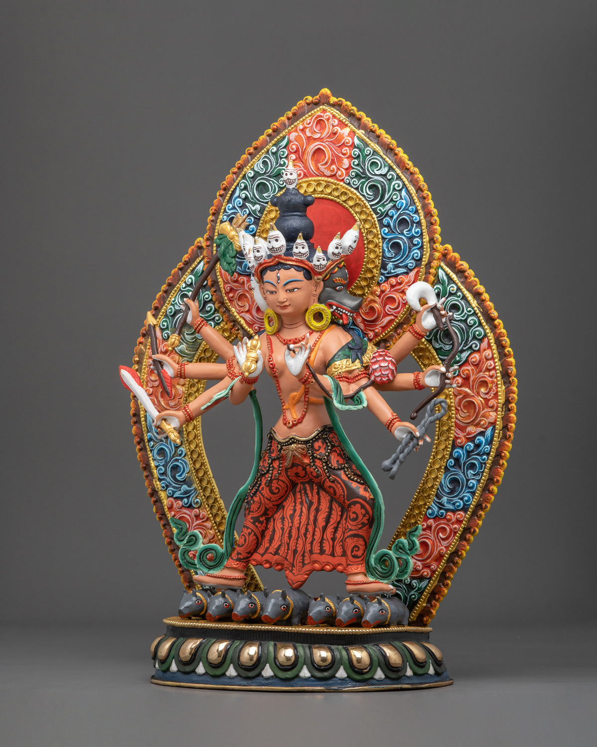 Marici Statue: Buddhist Goddess of Light and Protection