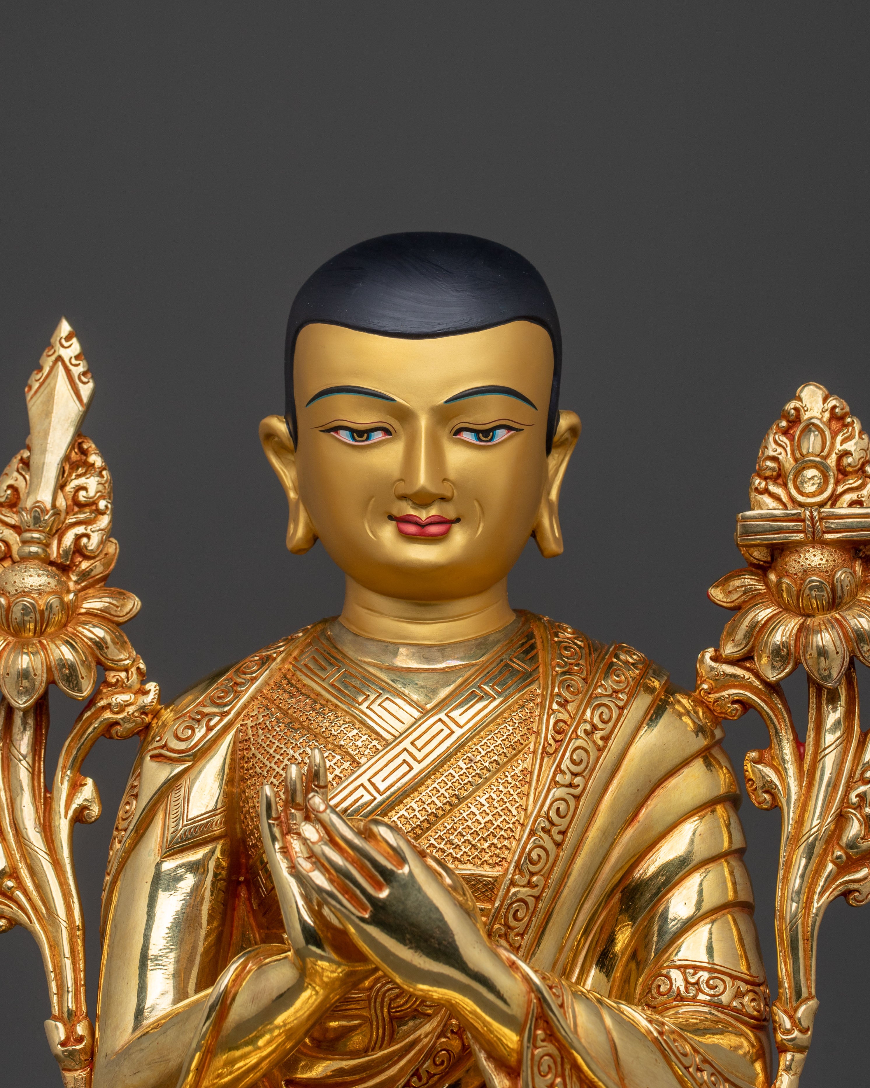 Tsongkhapa Sculpture with Disciples | Home Decor
