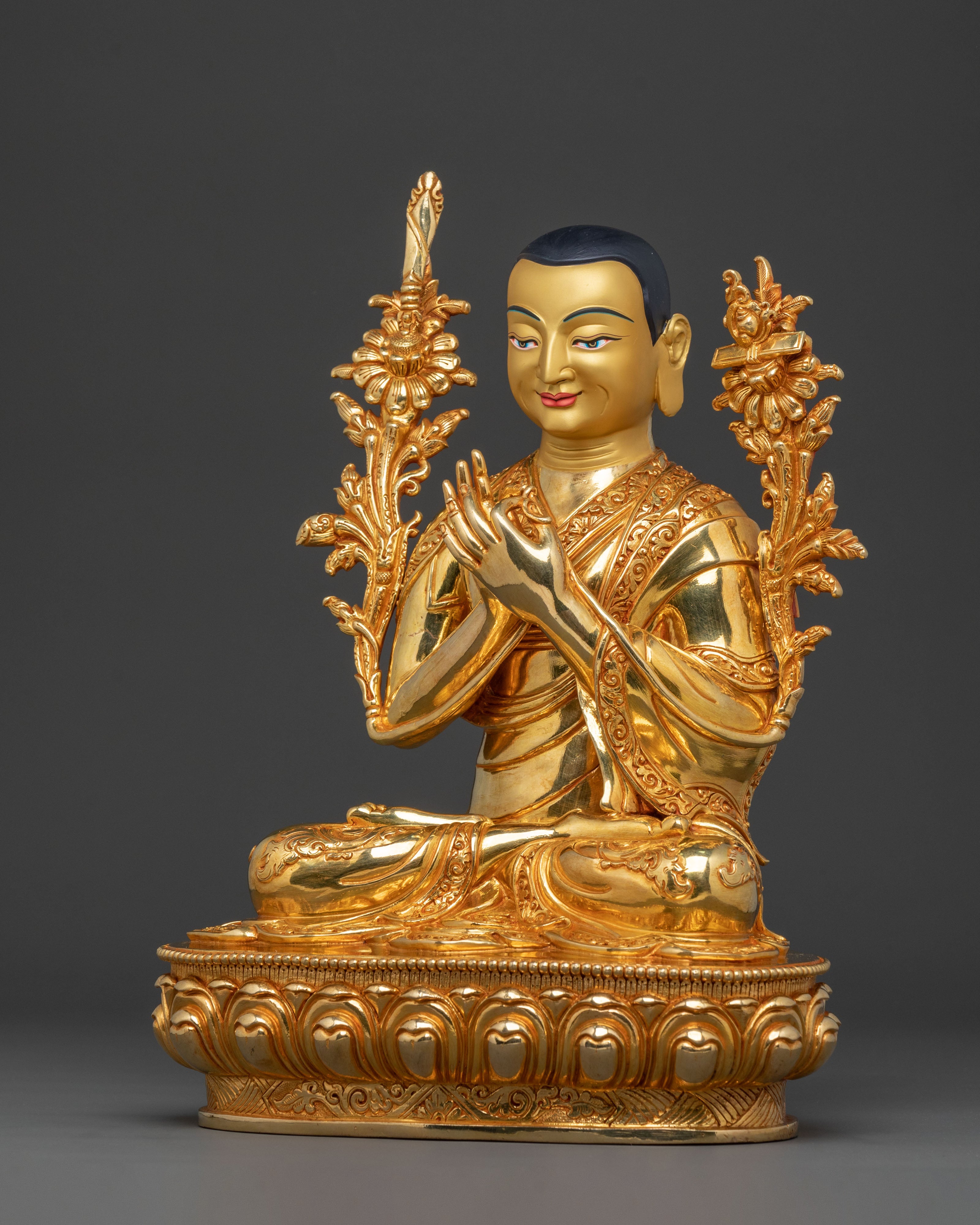 Handcrafted Tsongkhapa Statue | Traditional Figurine
