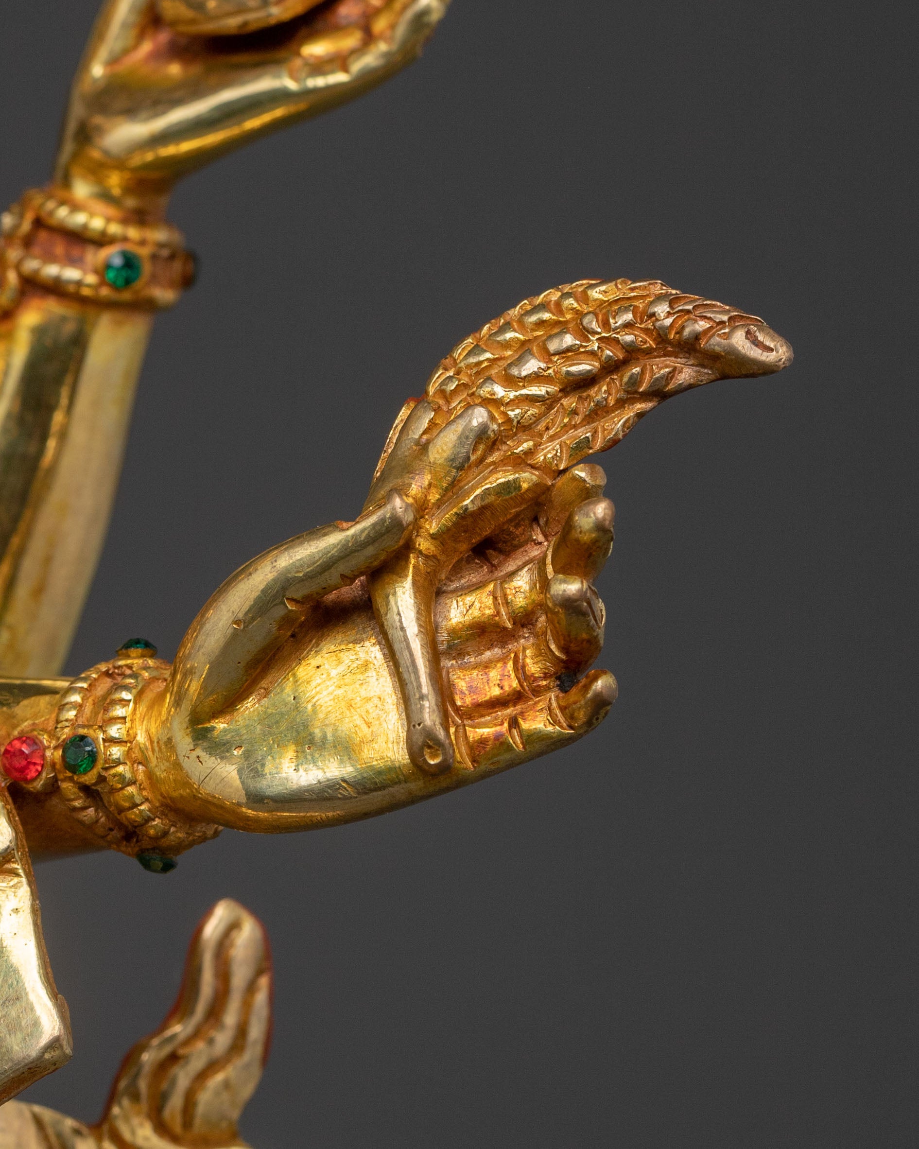 Tibetan Vasudhara Statue | Handcrafted Figure