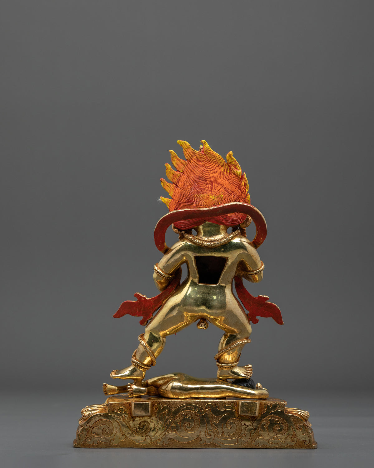 Black Dzambhala Statue | Sacred Buddhist Protector