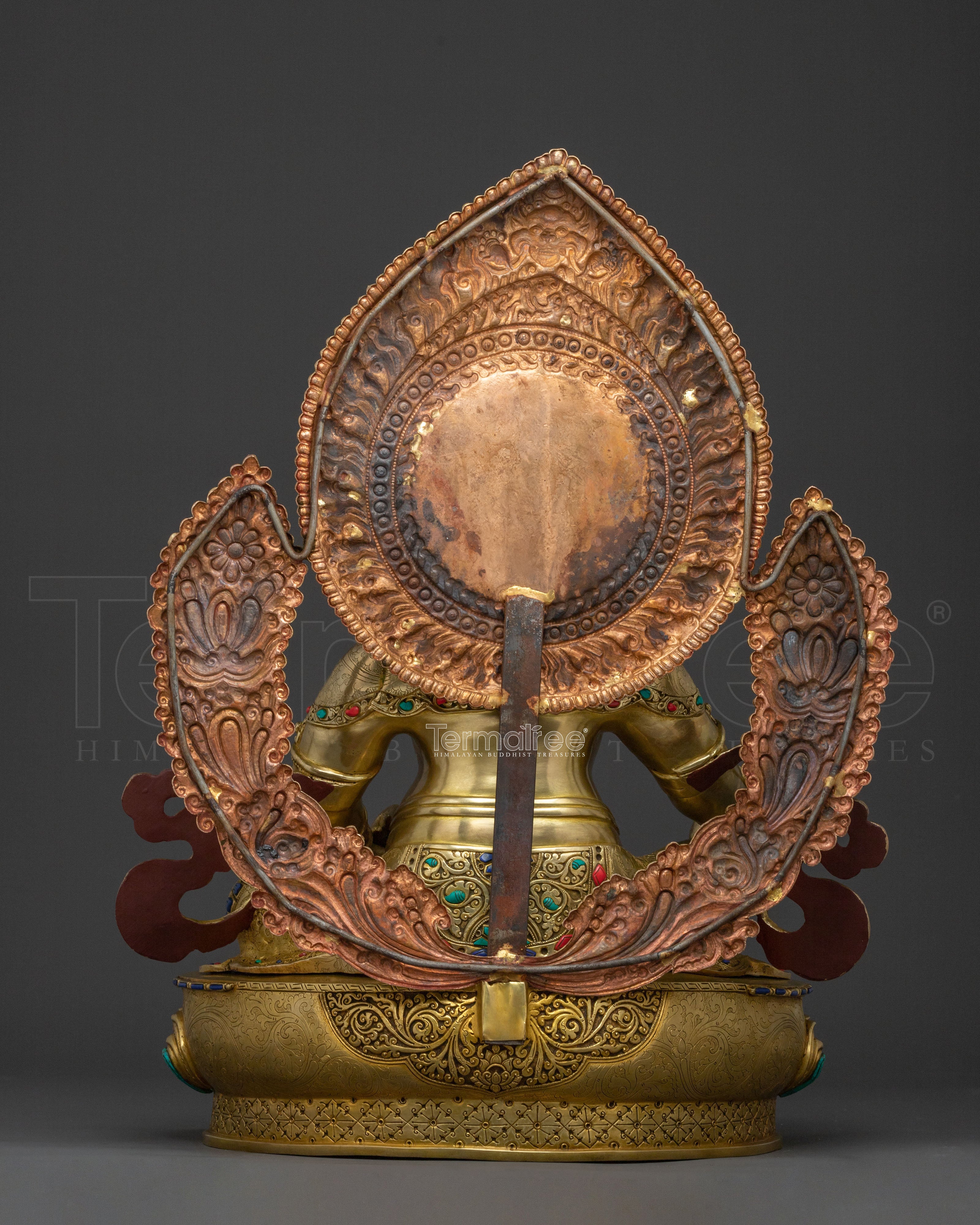 Wealth Guardian: Dzambhala Golden Statue