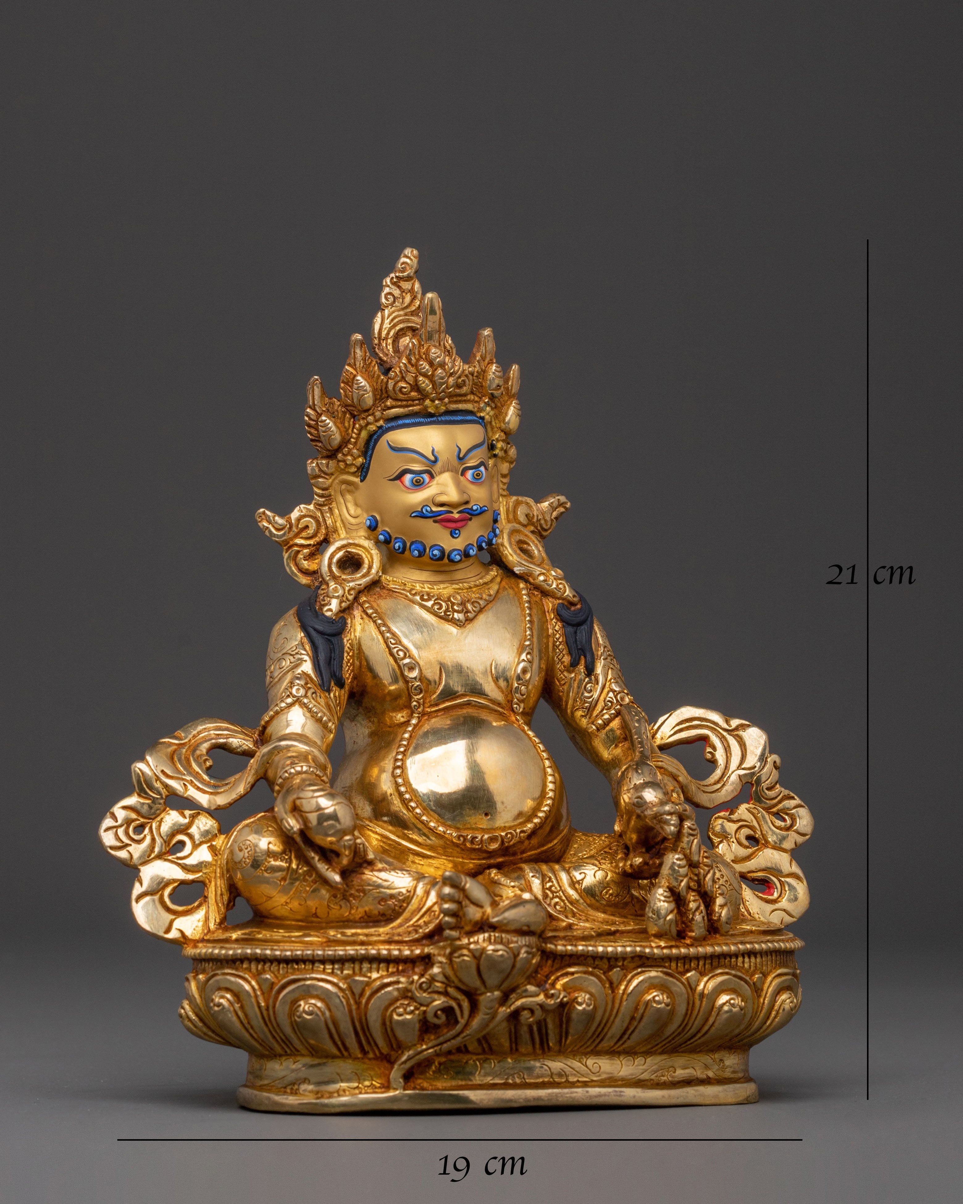 Handcrafted Dzambhala Statue | Wealth Deity