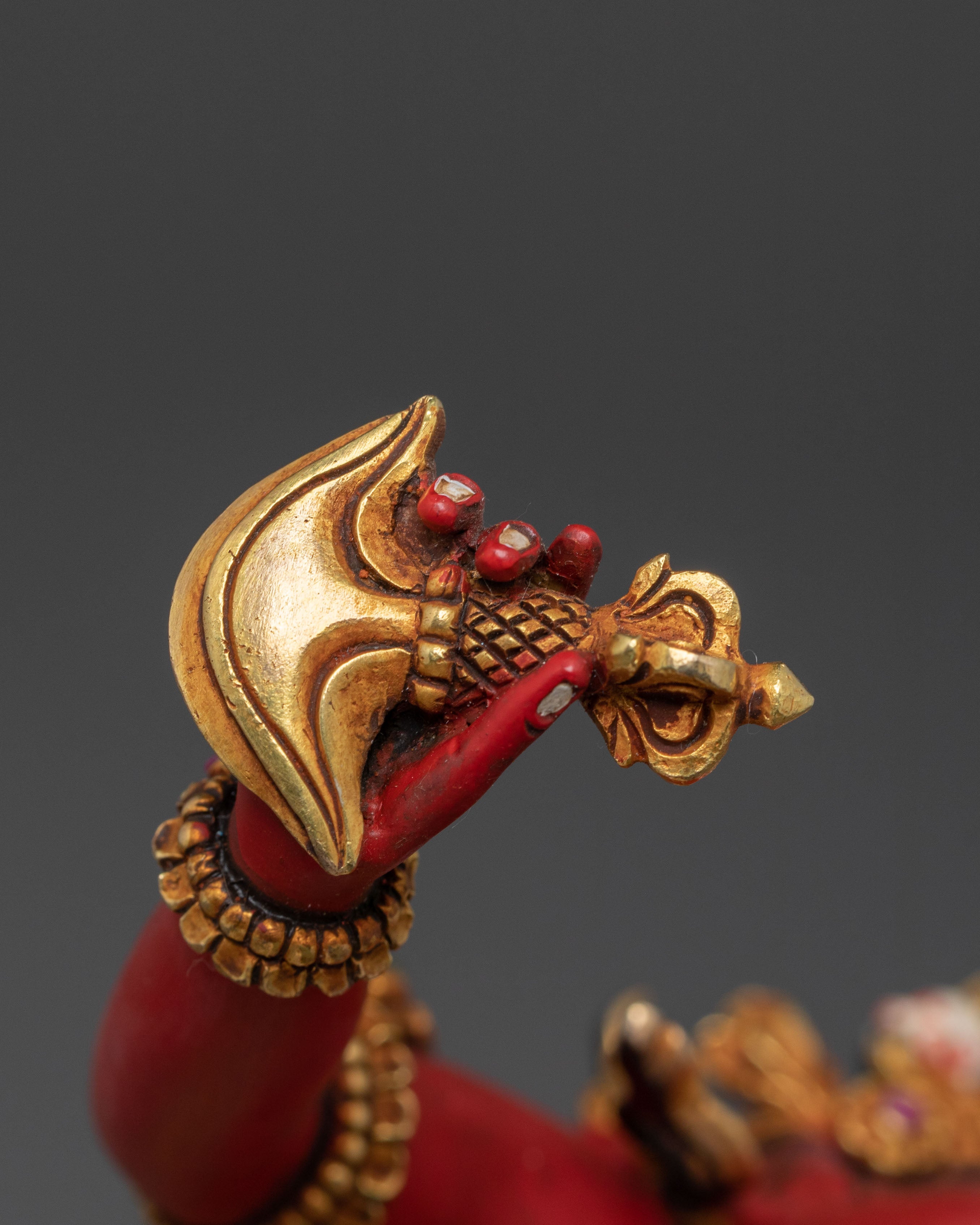 Hevajra 24k Gold Gilded Statue | Union of Wisdom