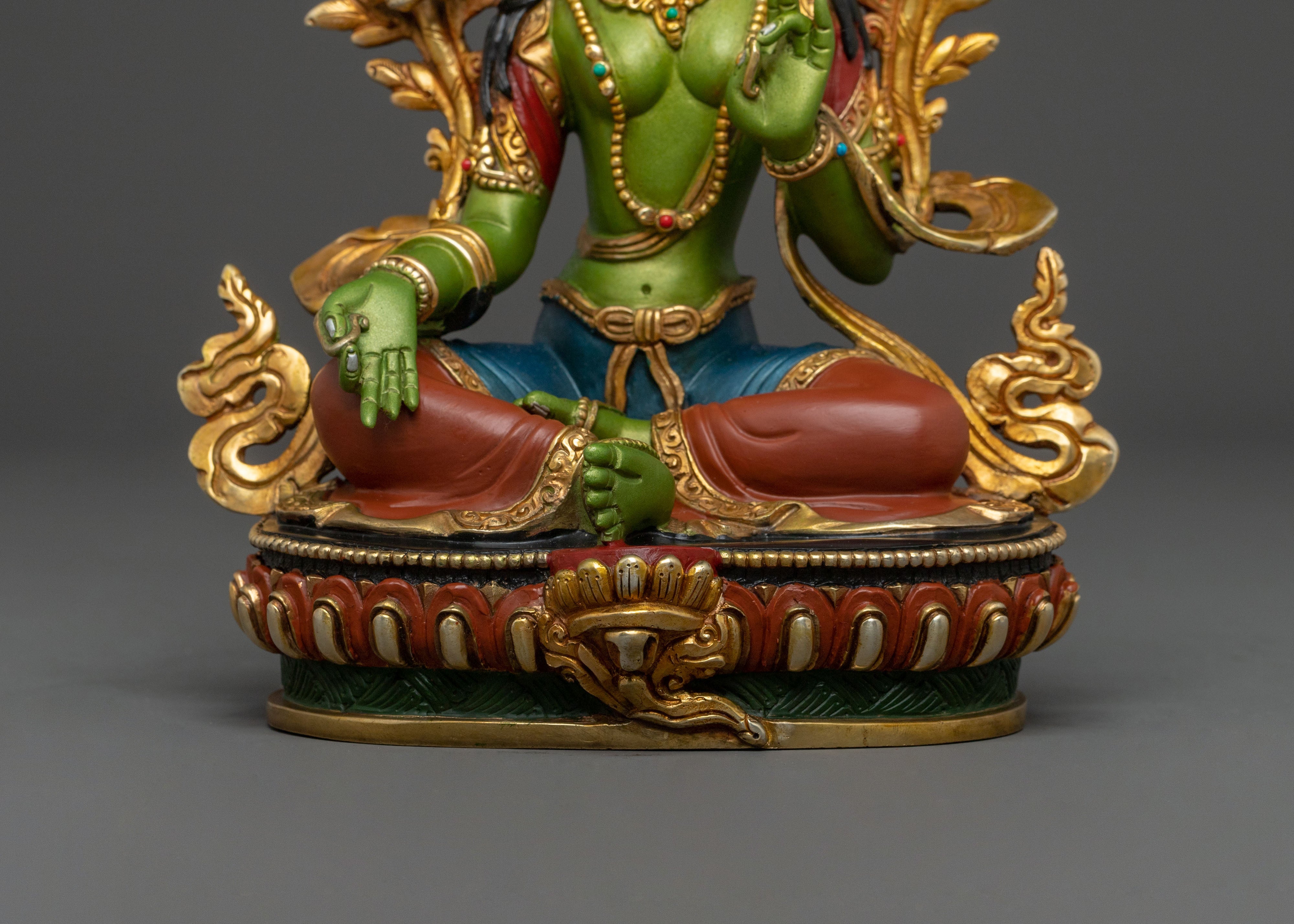 Green Tara's Blessing Statue | Sacred Decor