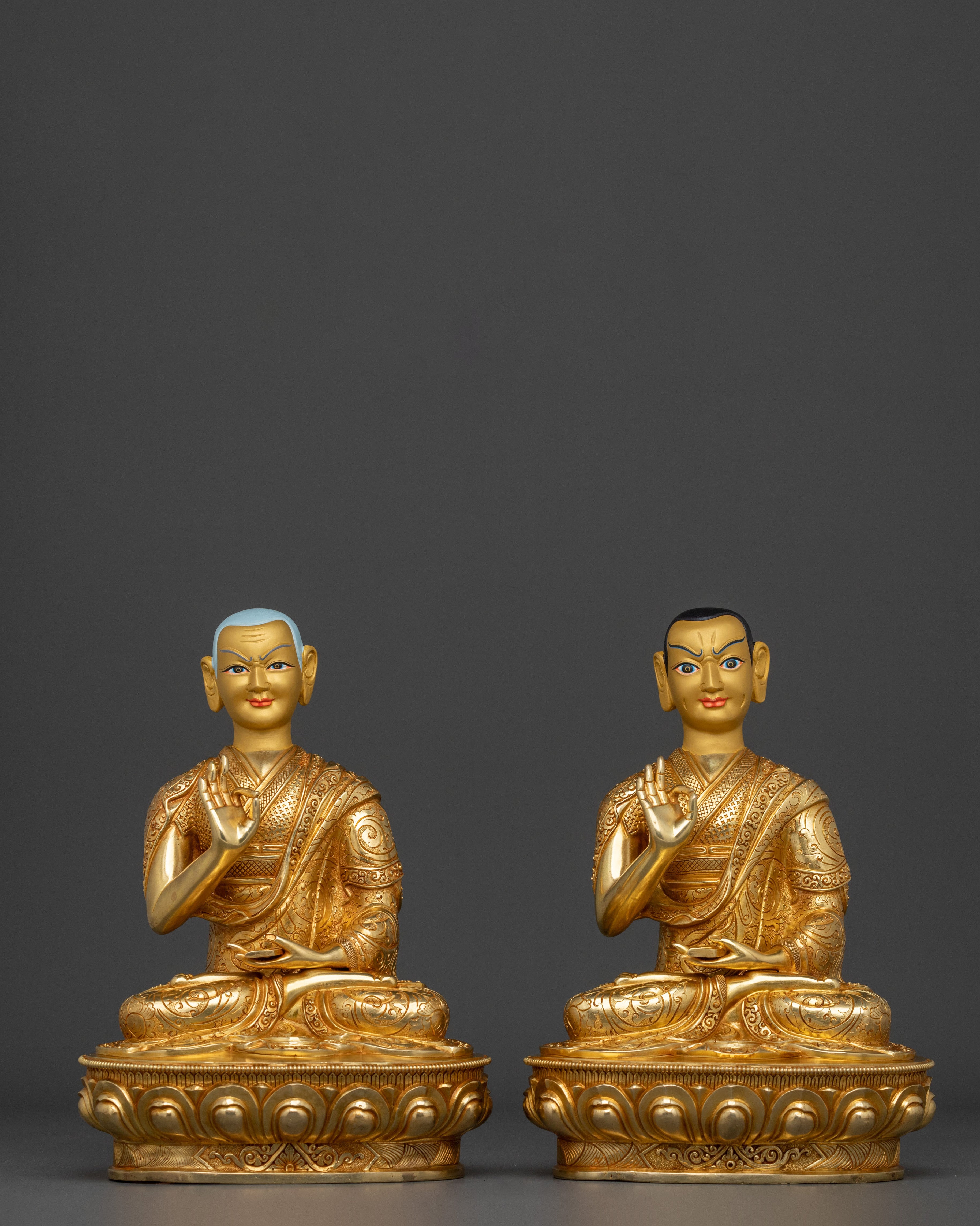 Disciples of Tsongkhapa Statue 