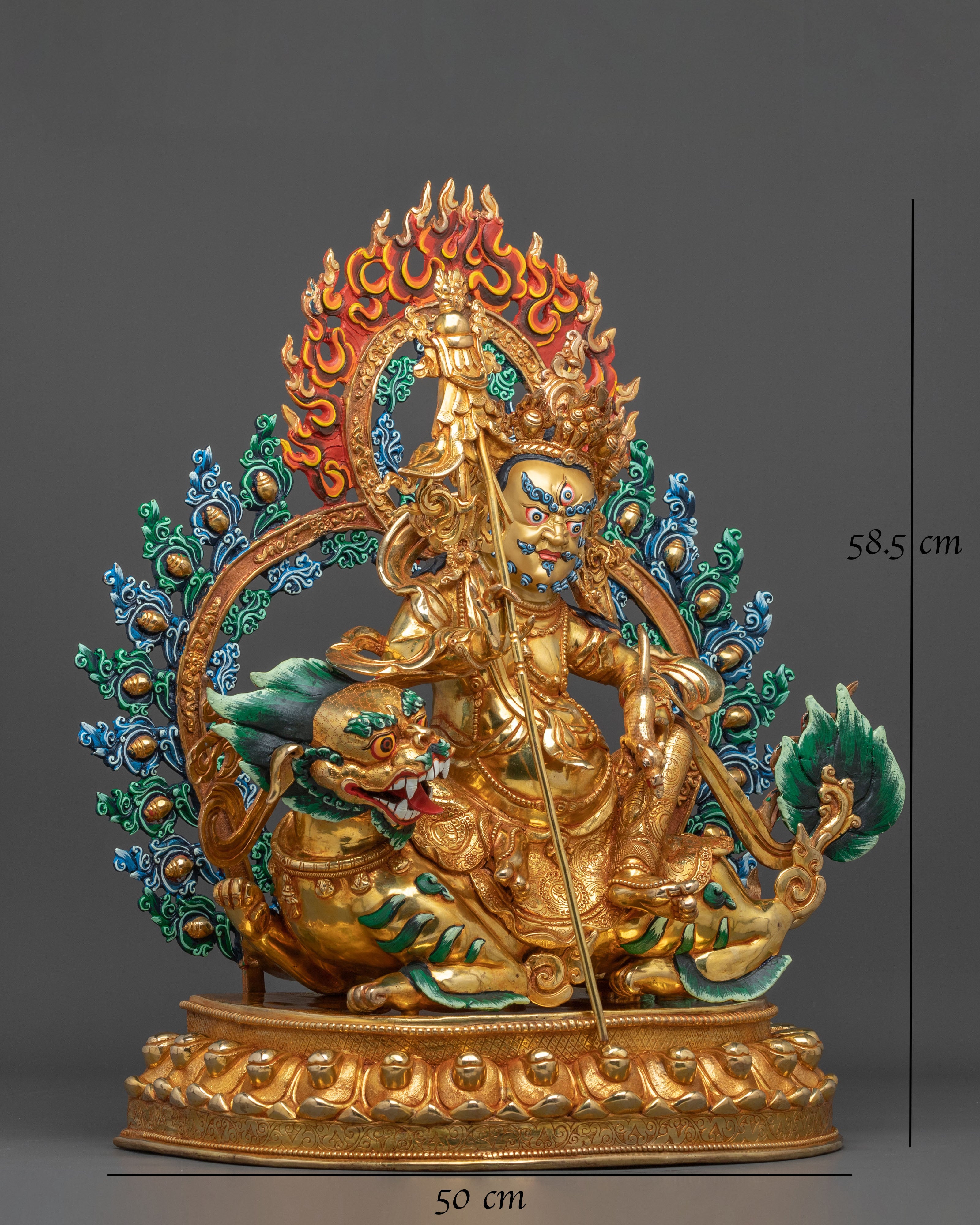 Namtoshe Northern Heavenly King Sculpture | Symbol of Prosperity and Protection