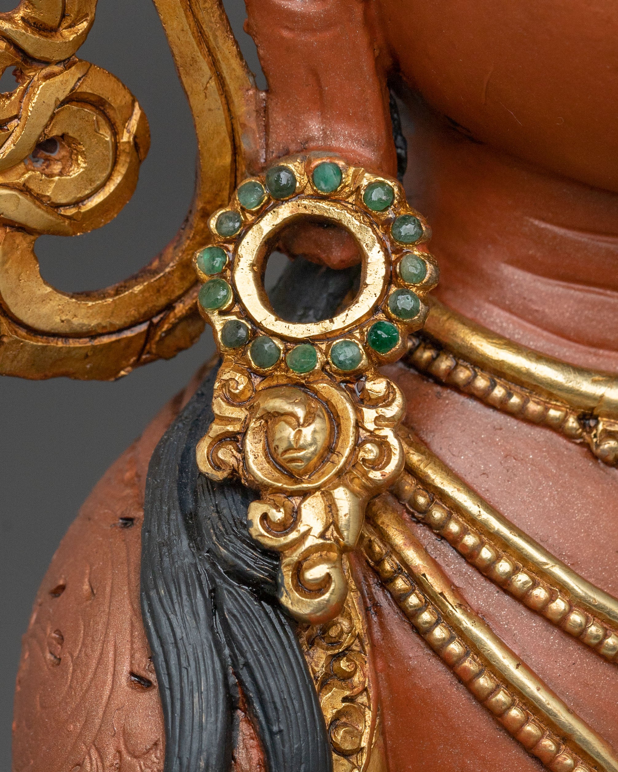 Kshitigarbha Buddhist Sculpture | Meditation Altar Decor
