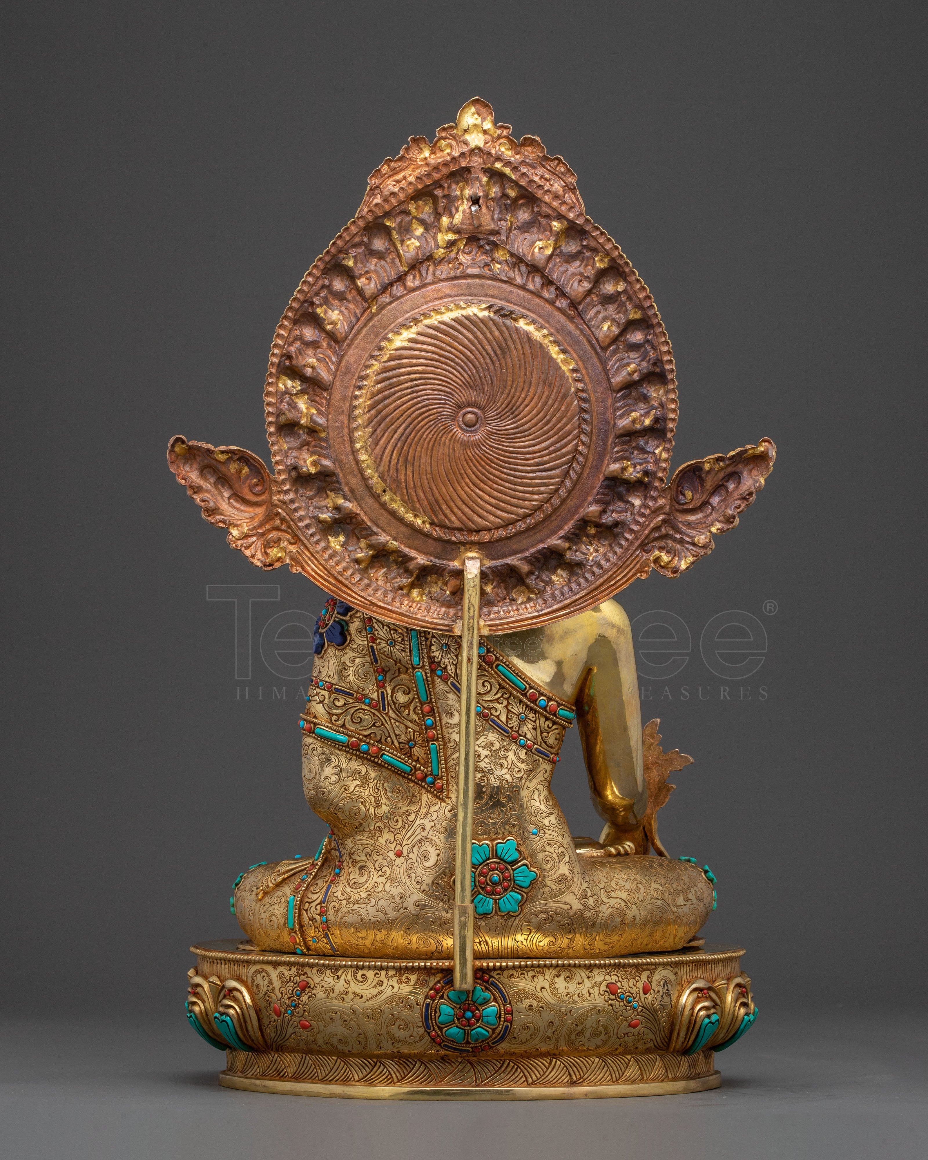 Medicine Buddha (Bhaishajyaguru) Golden Statue