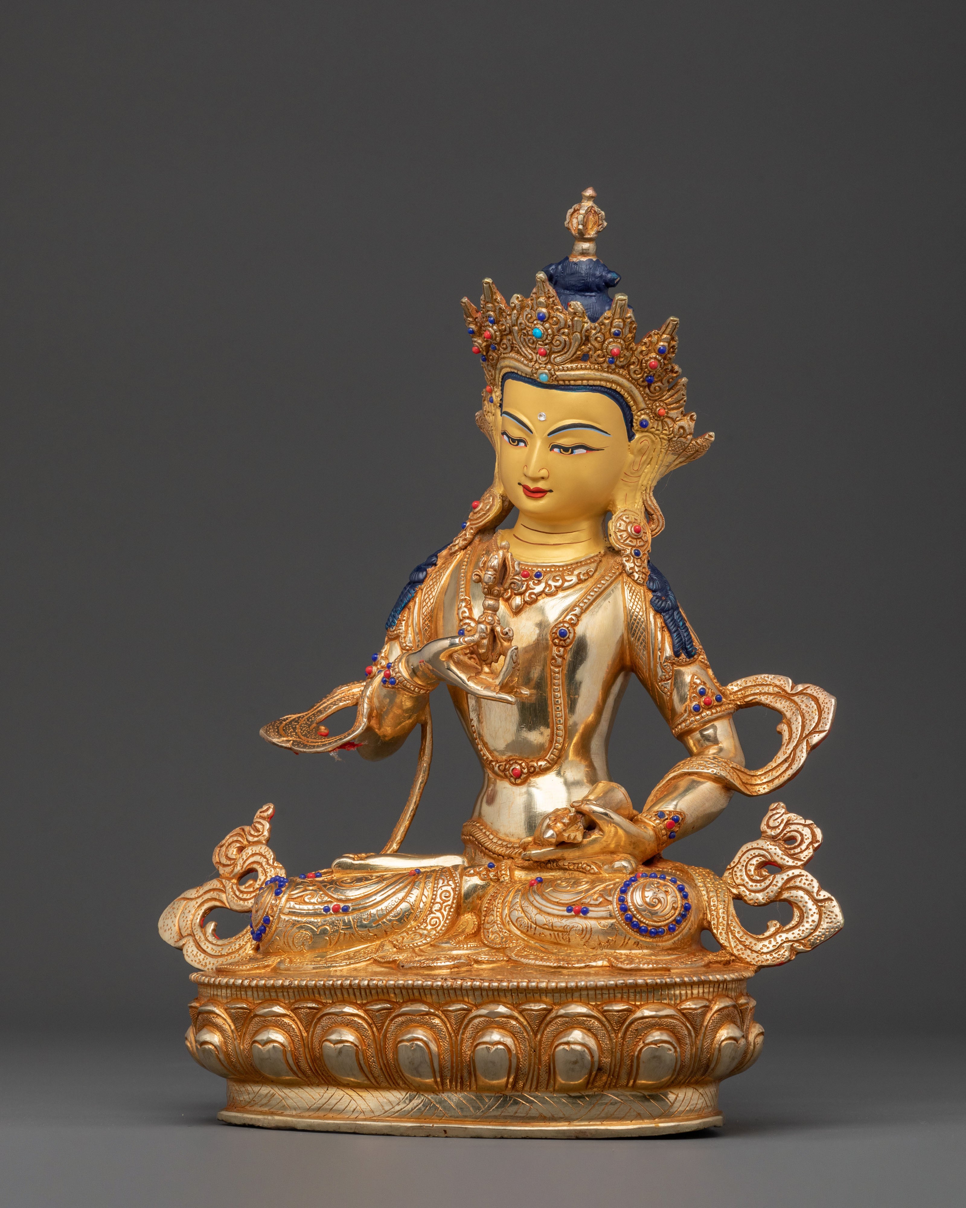 Vajrasattva Spiritual Statue: Buddha of Cleansing Karma