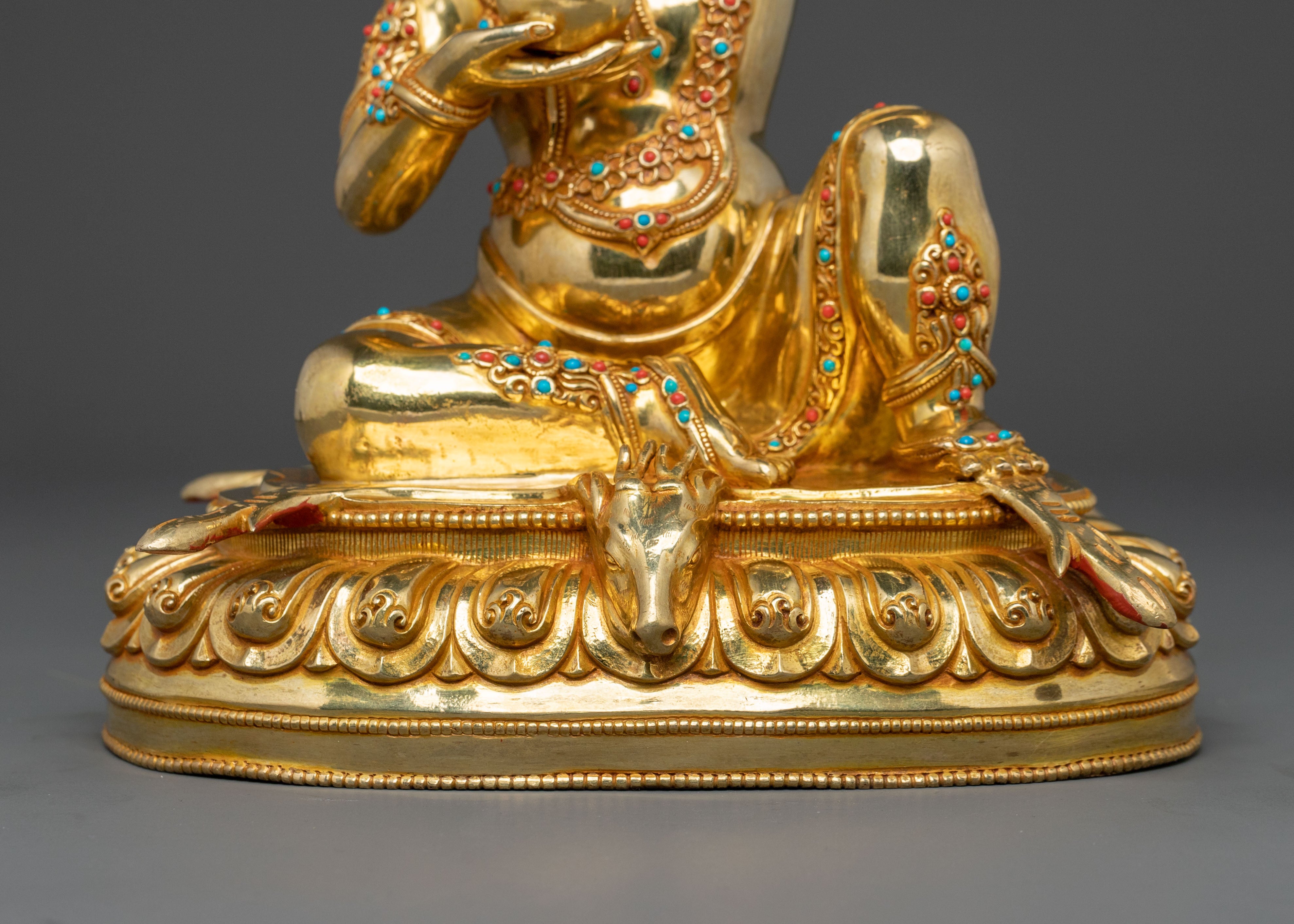 Virupa: 24K Gold Gilded Magnificent Statue