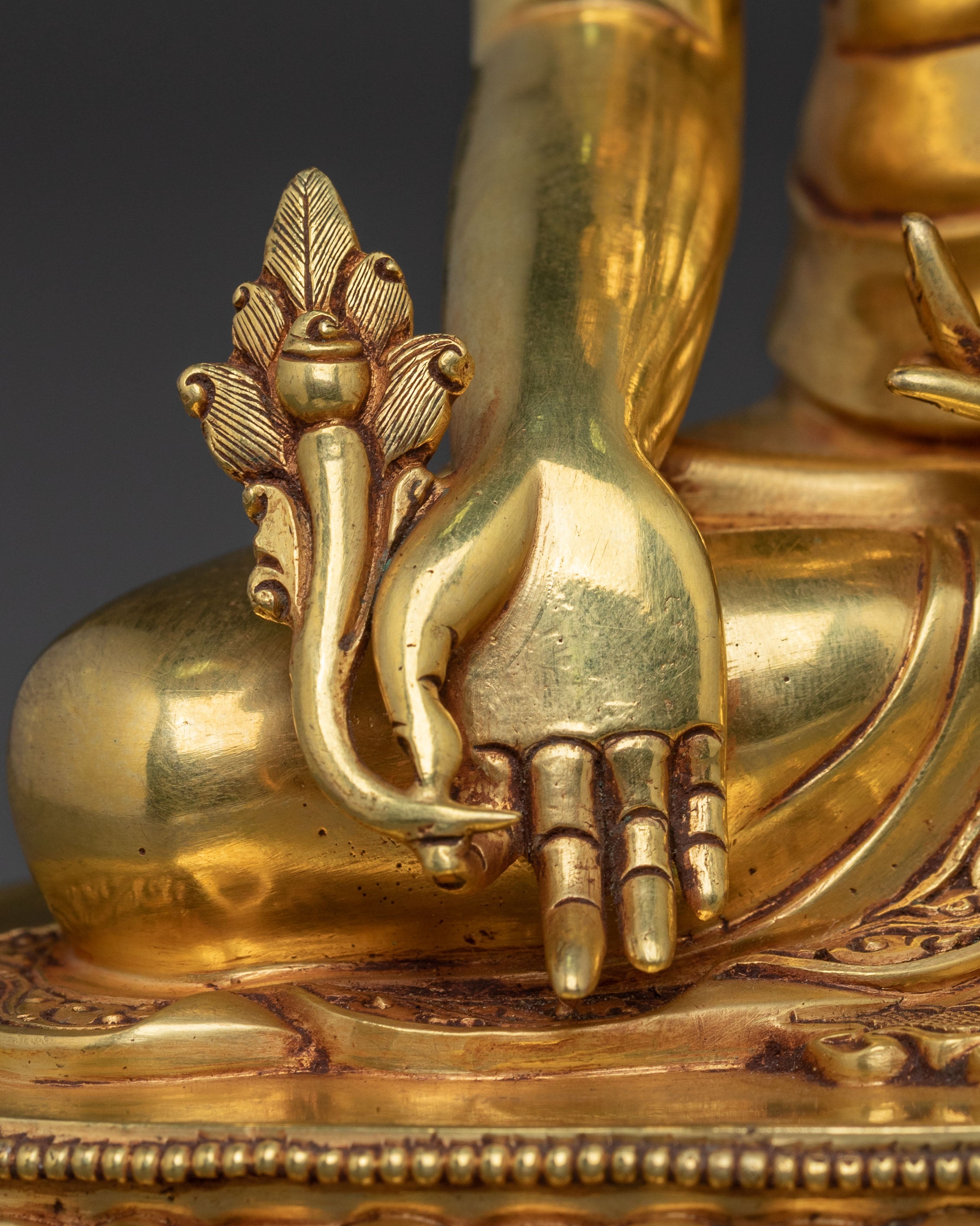 Medicine Buddha Meditation Figurine | Buddhist Spiritual Decor