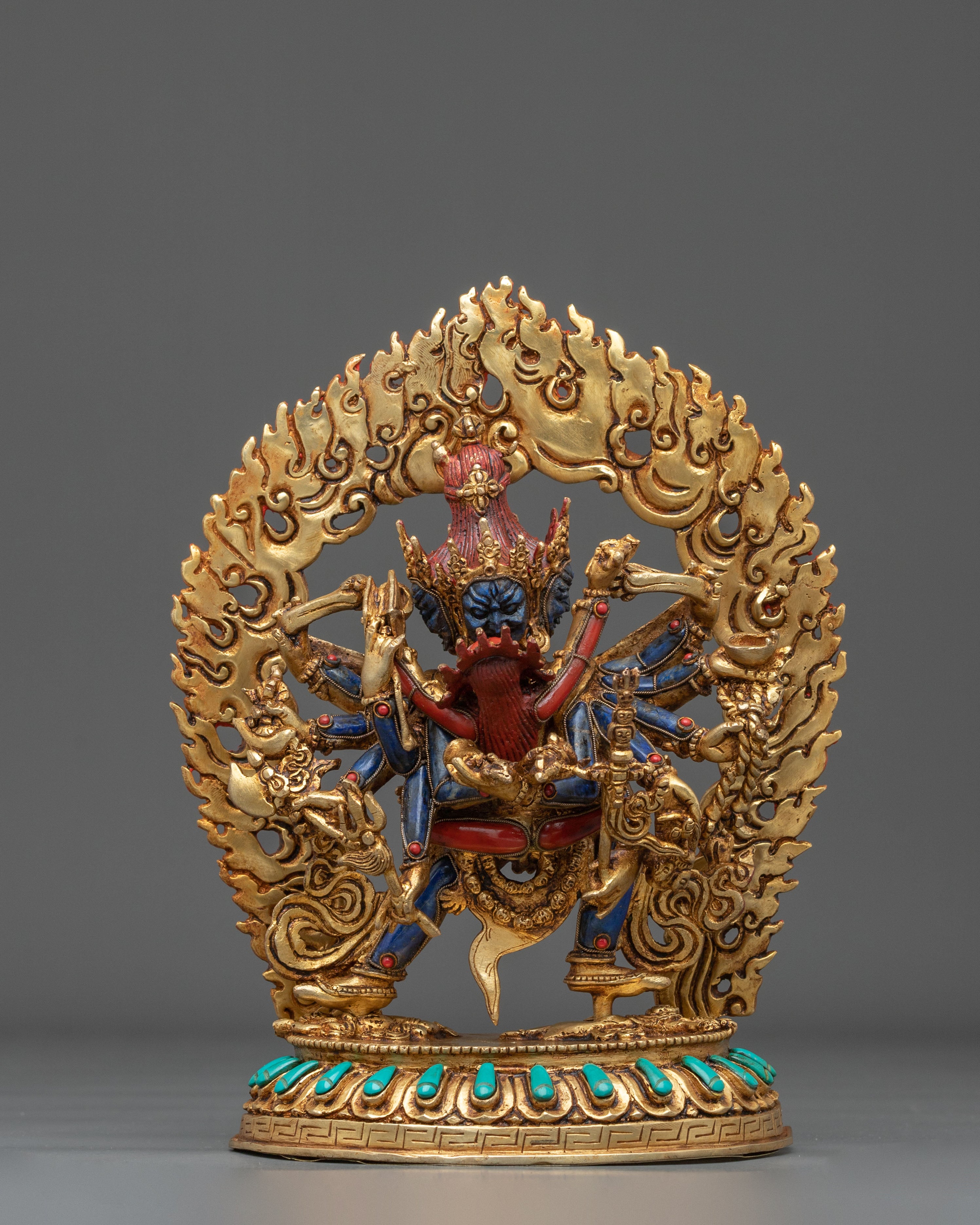 Chakrasamvara Spiritual Sculpture | Tantric Deity of Enlightened Union