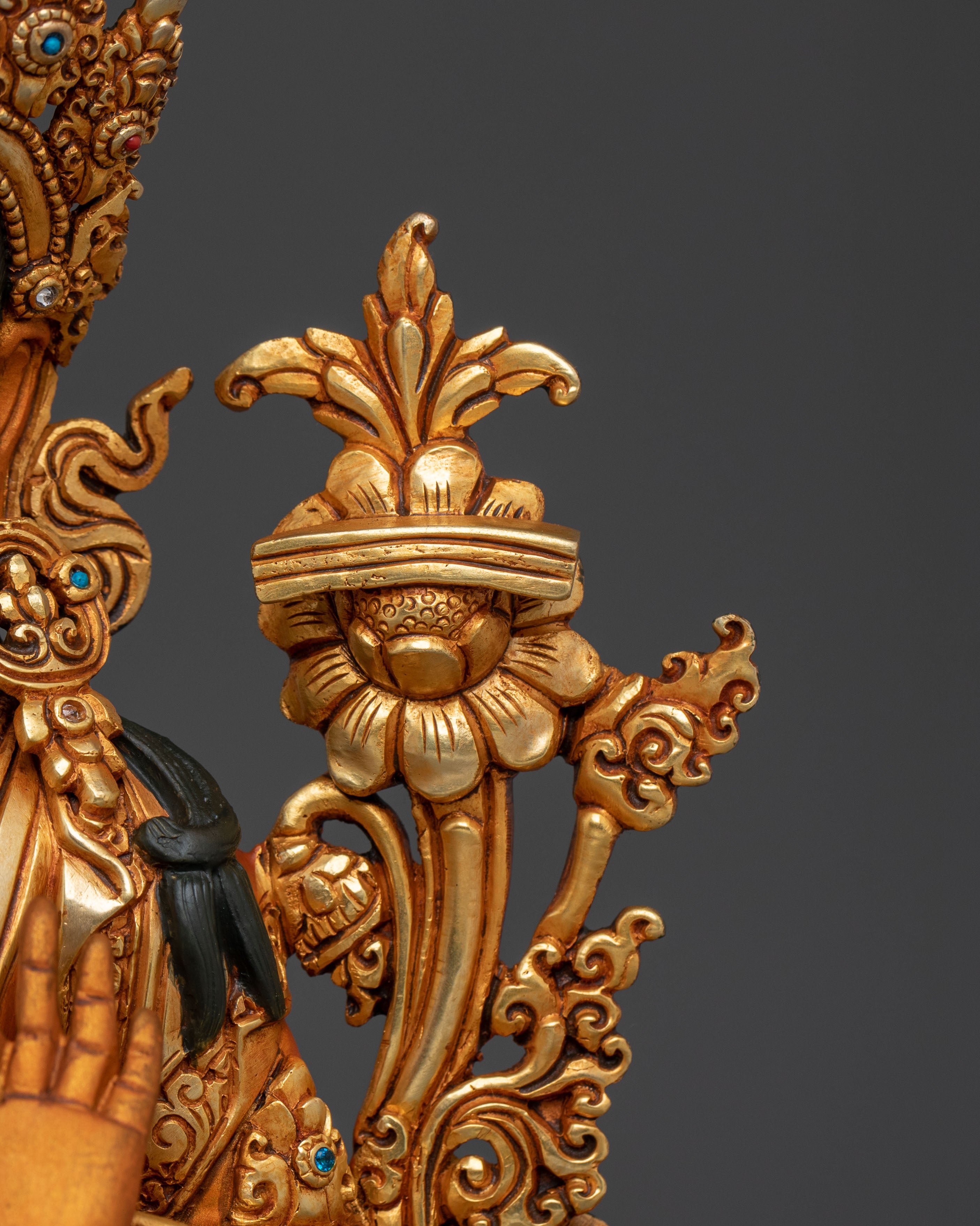 Manjushri Wisdom Statue | Himalayan Buddhist Deity