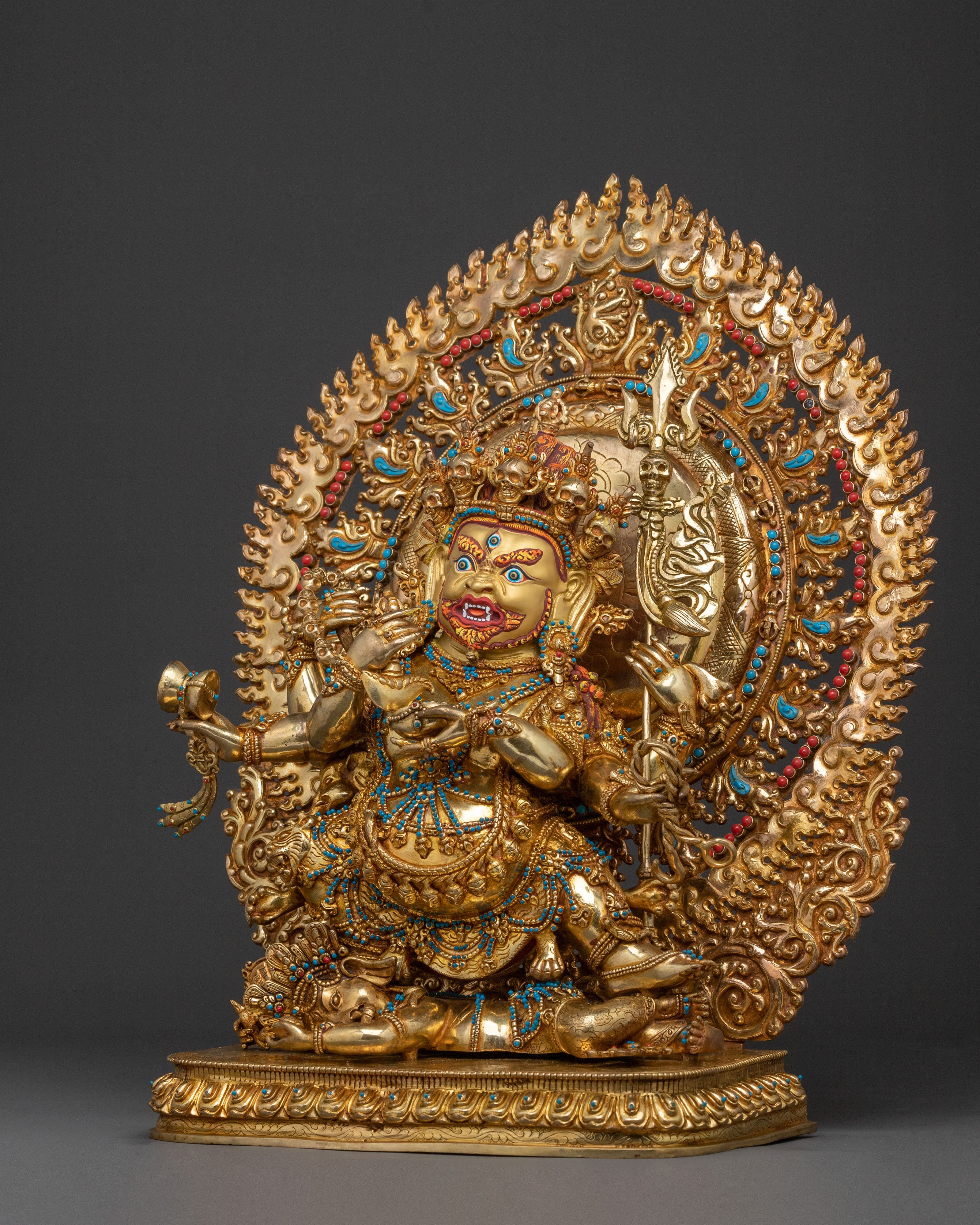 Six-Armed Mahakala: Sacred Meditation Art