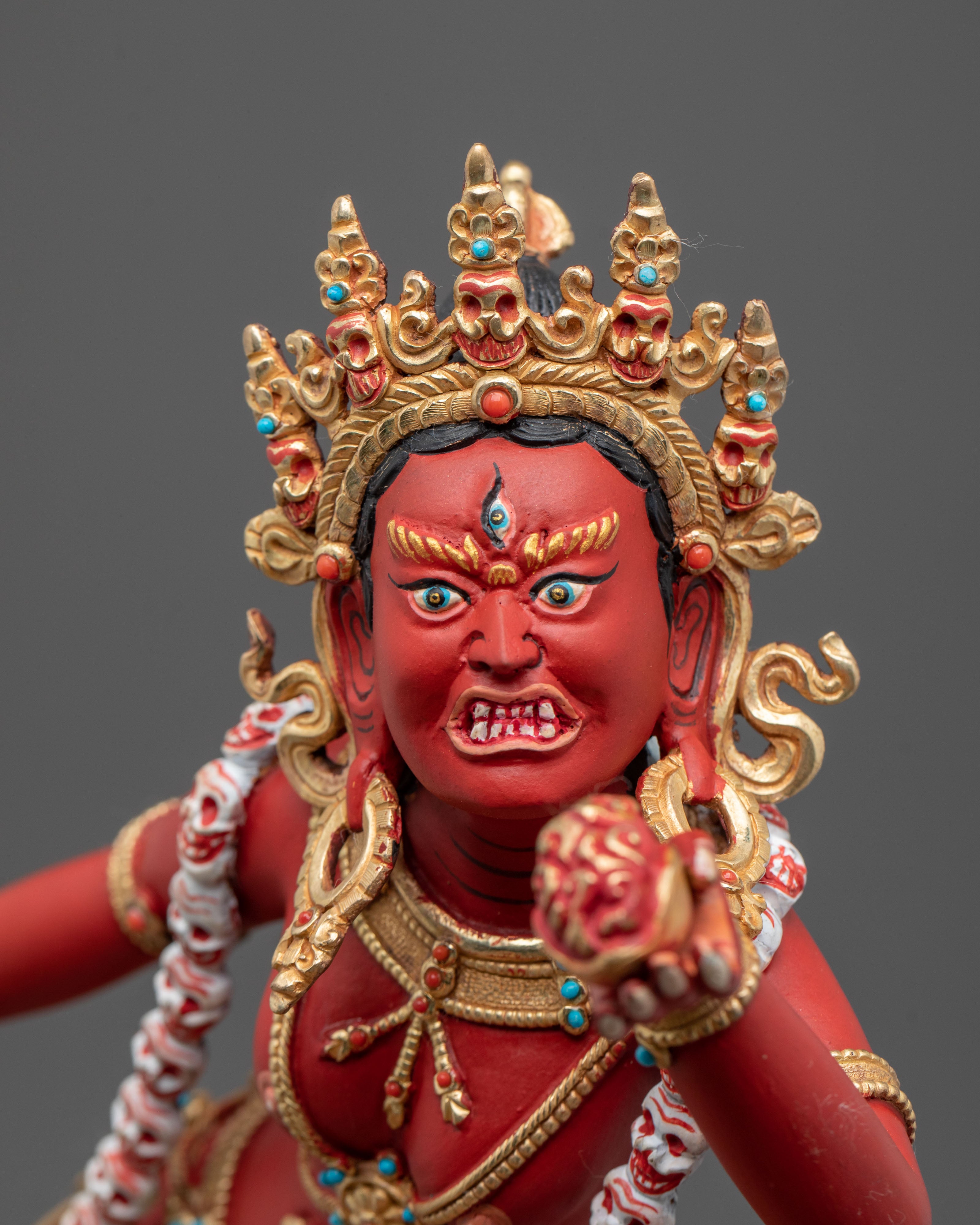 Tibetan Dakini Vajrayogini Spiritual Figurine | Sacred Protector of Vajrayana Buddhism
