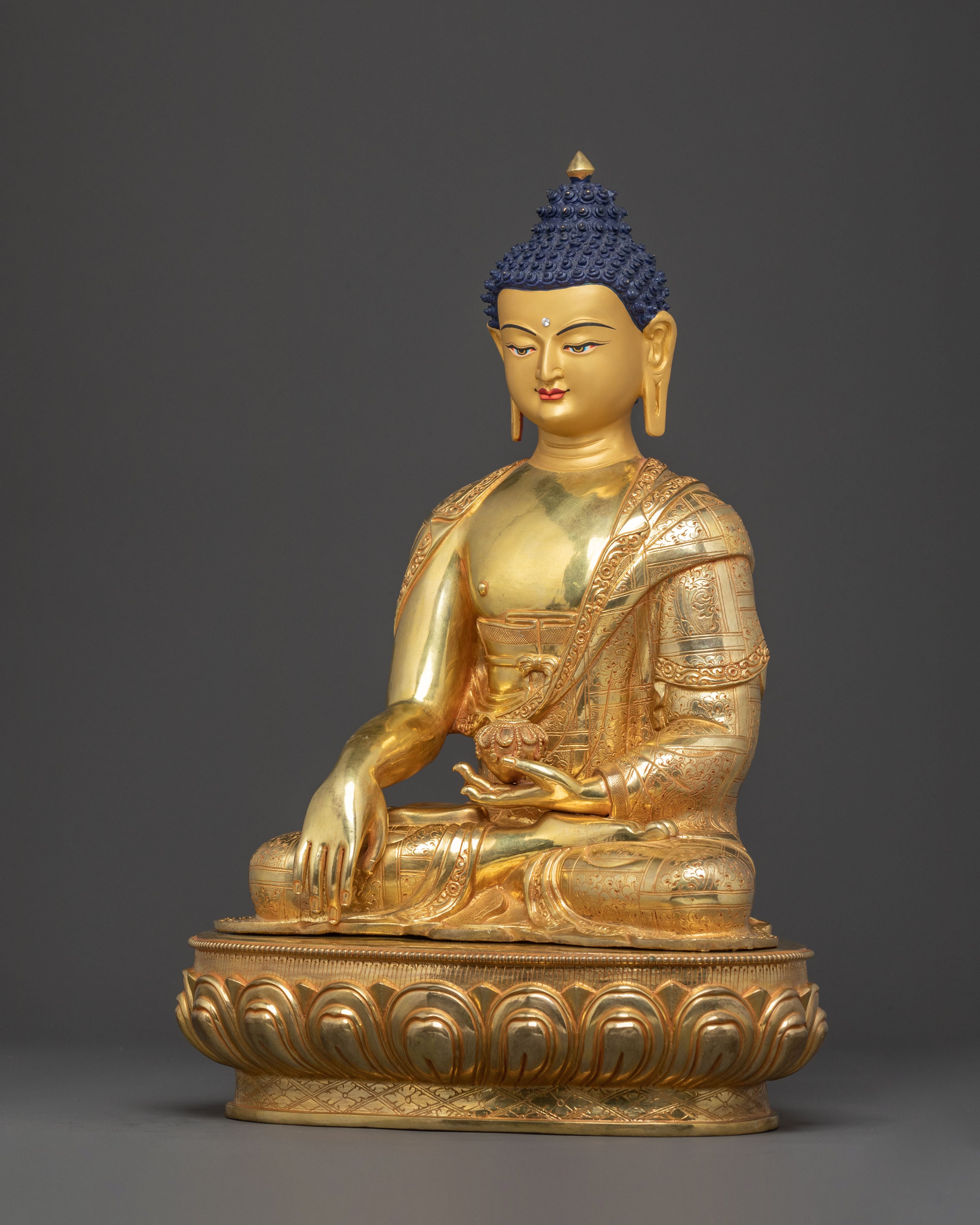 Shakyamuni Buddha Tibetan Sacred Statue |