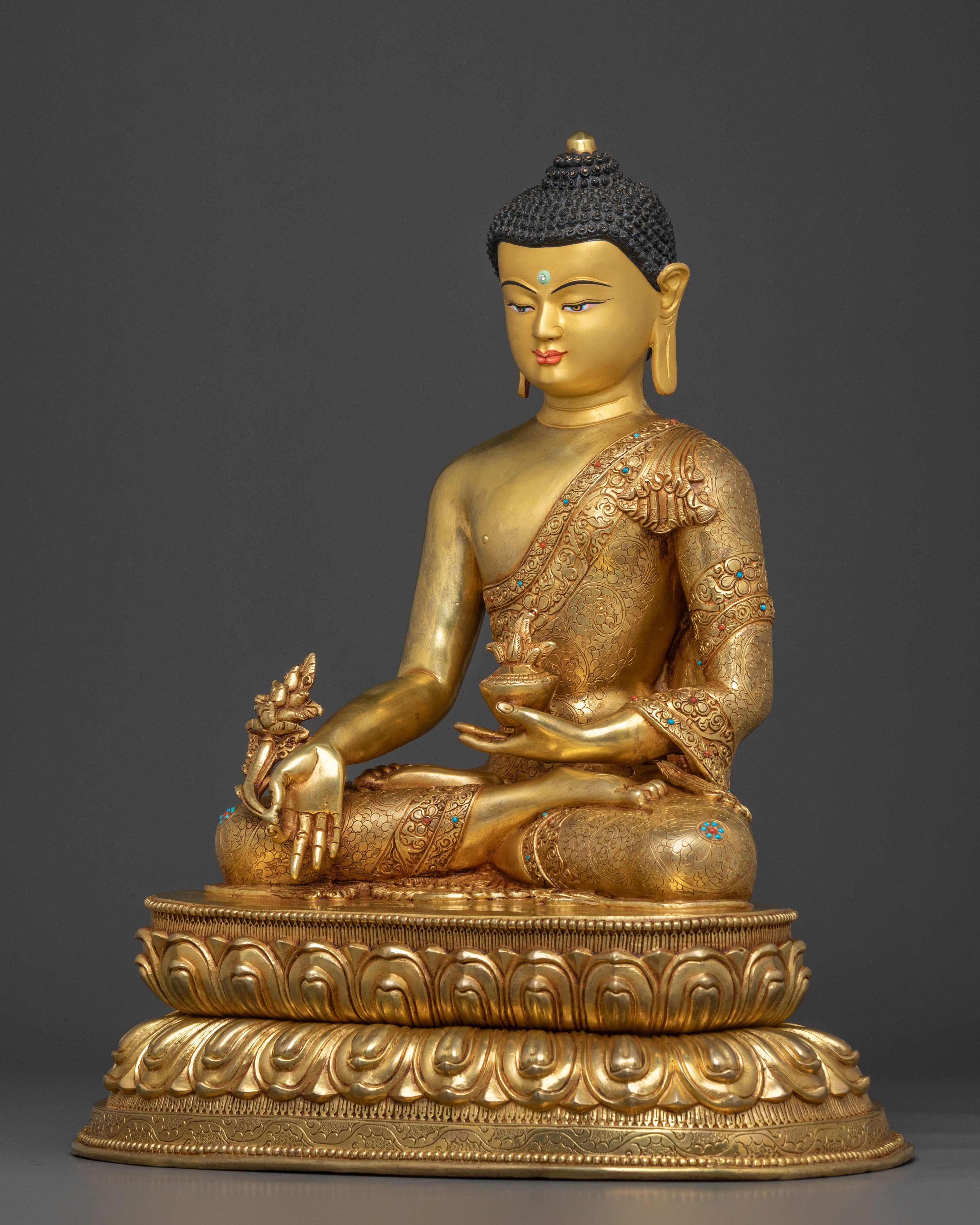 Sacred Medicine Buddha Health Statue | Buddhist Meditation Decor