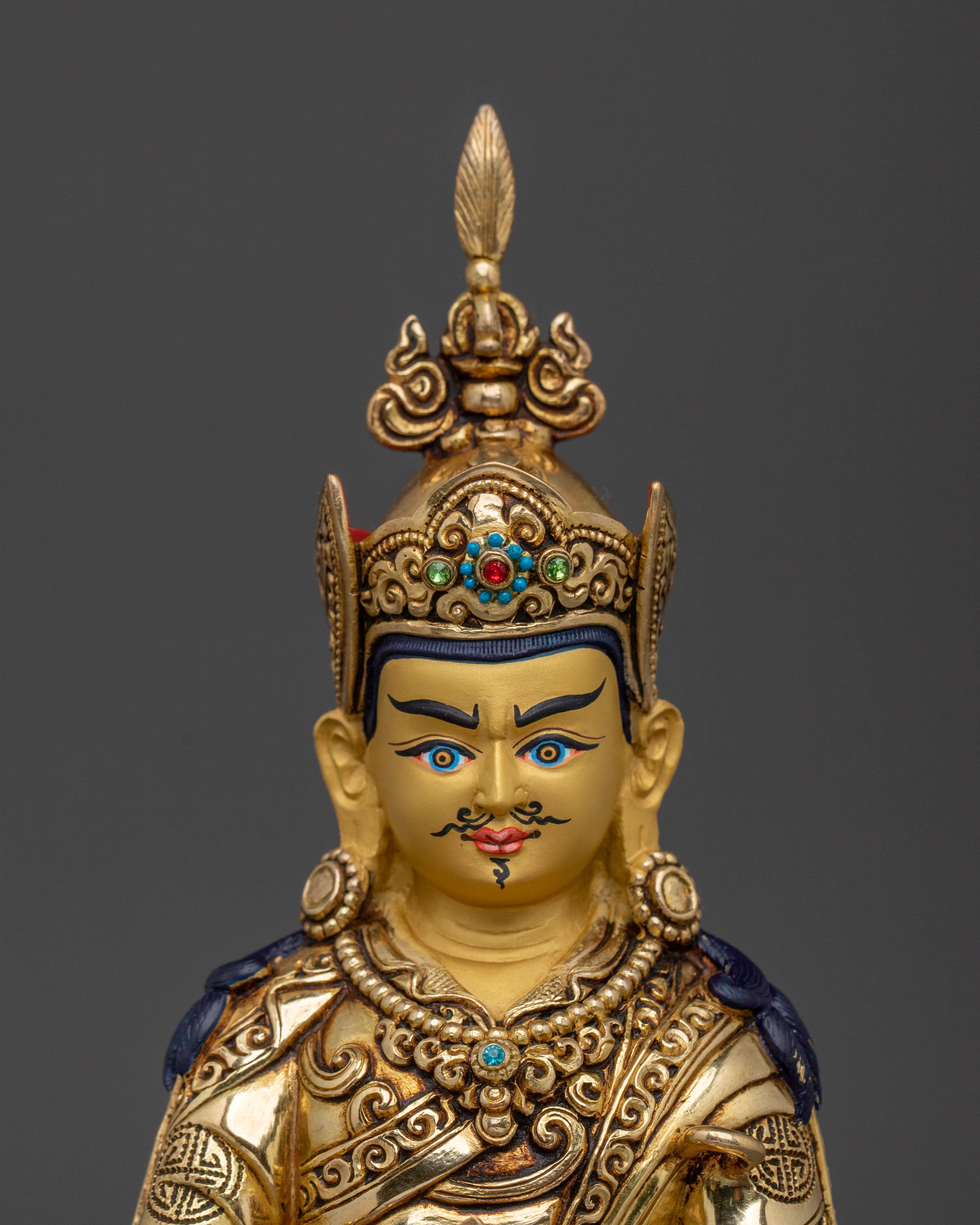 Buddhist Teacher Guru Rinpoche Statue | Founder of Tibetan Buddhism