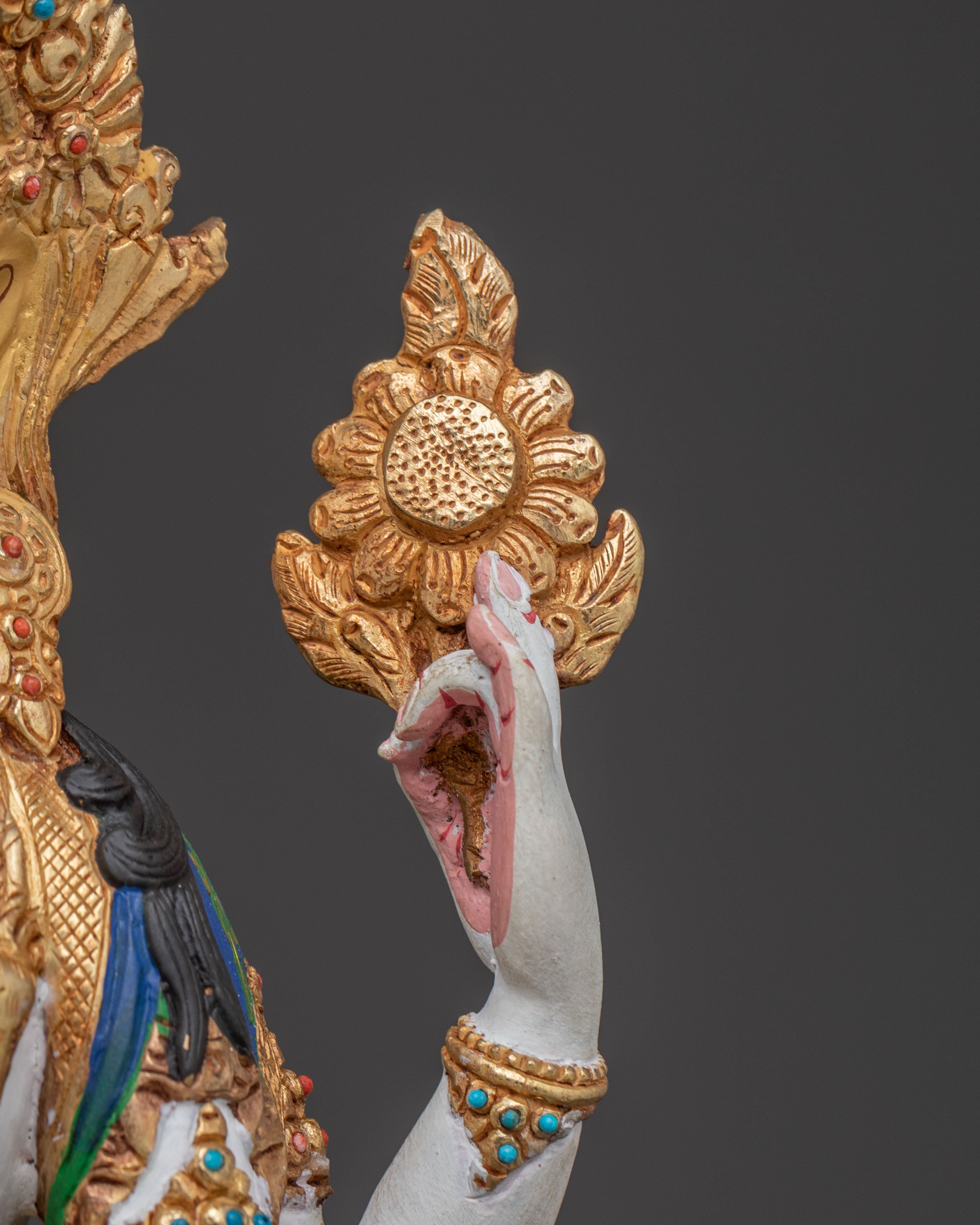 Handcrafted Chenrezig Statue | Spiritual Icon