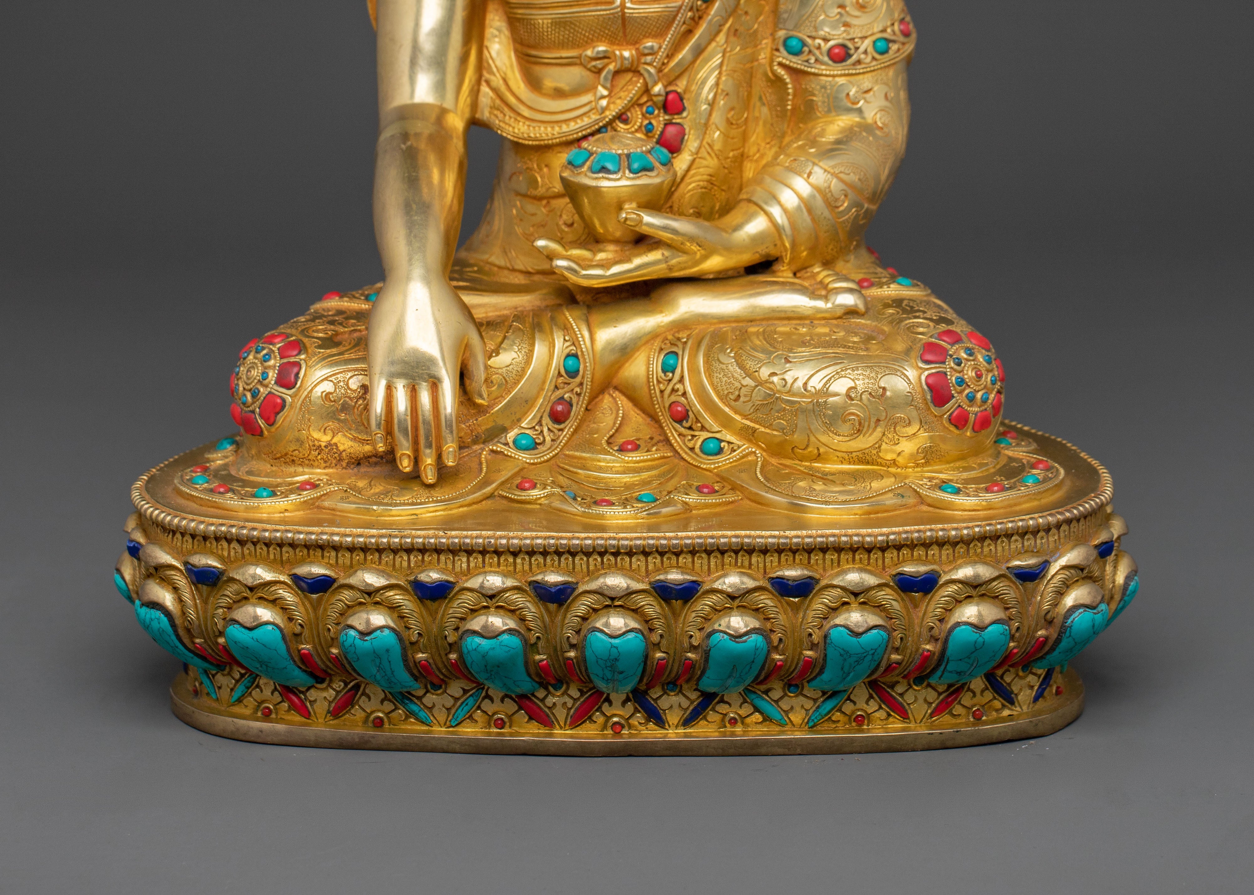 Shakyamuni Buddha Ritual Statue | Meditation Shrine Sculpture