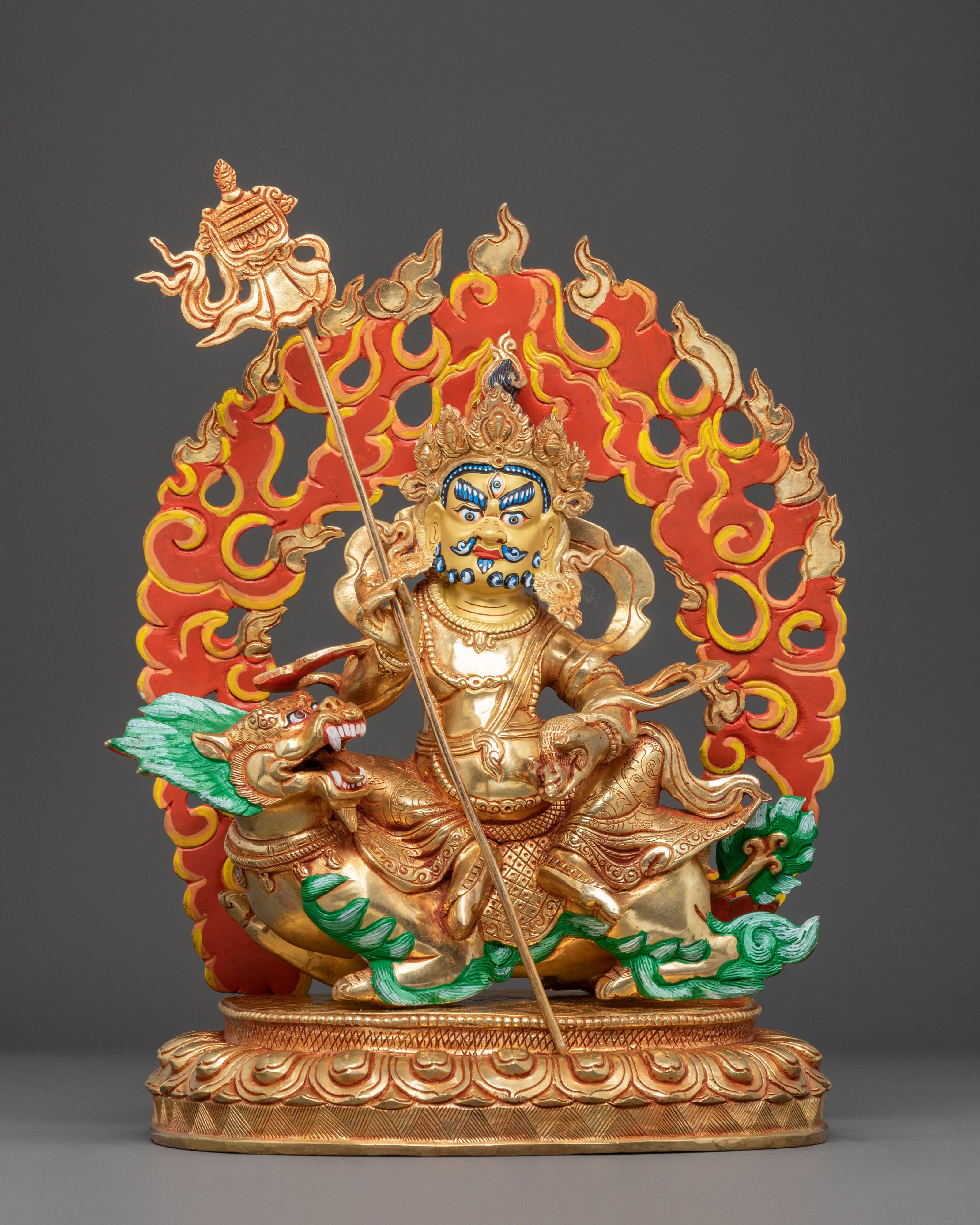 Golden Namtoshe Statue: Guardian of the North