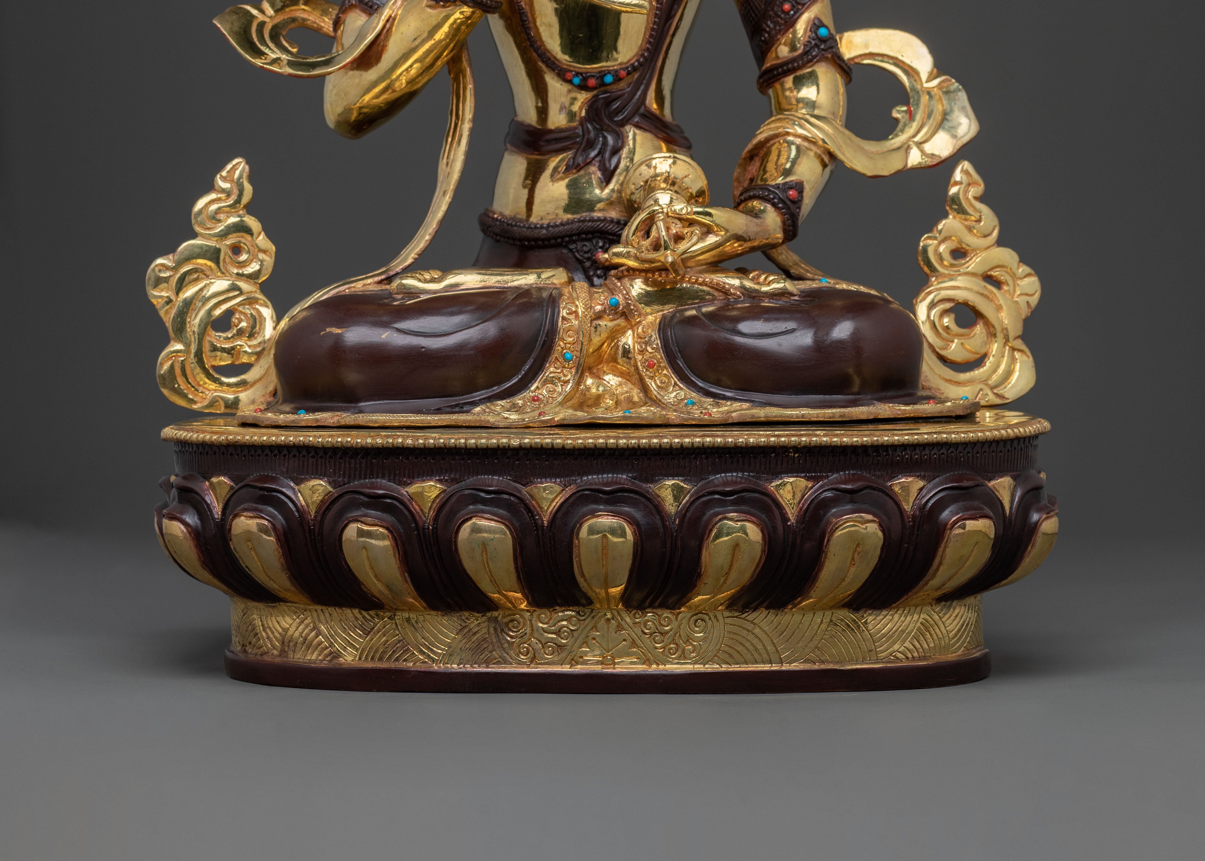 Vajrasattva: Sacred 24K Gold Gilded Figurine