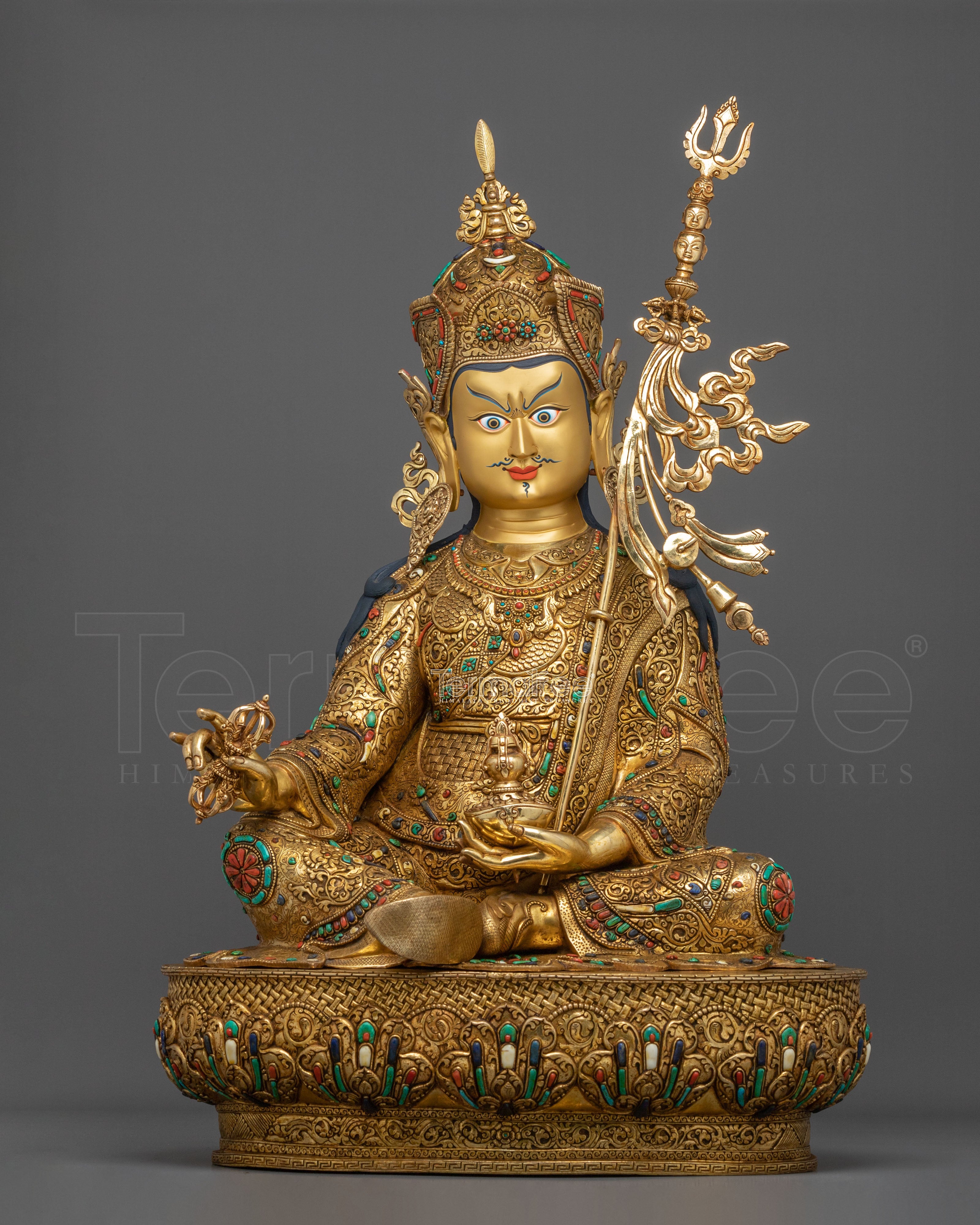Guru Rinpoche Statue of Spiritual Learning | Home Decor