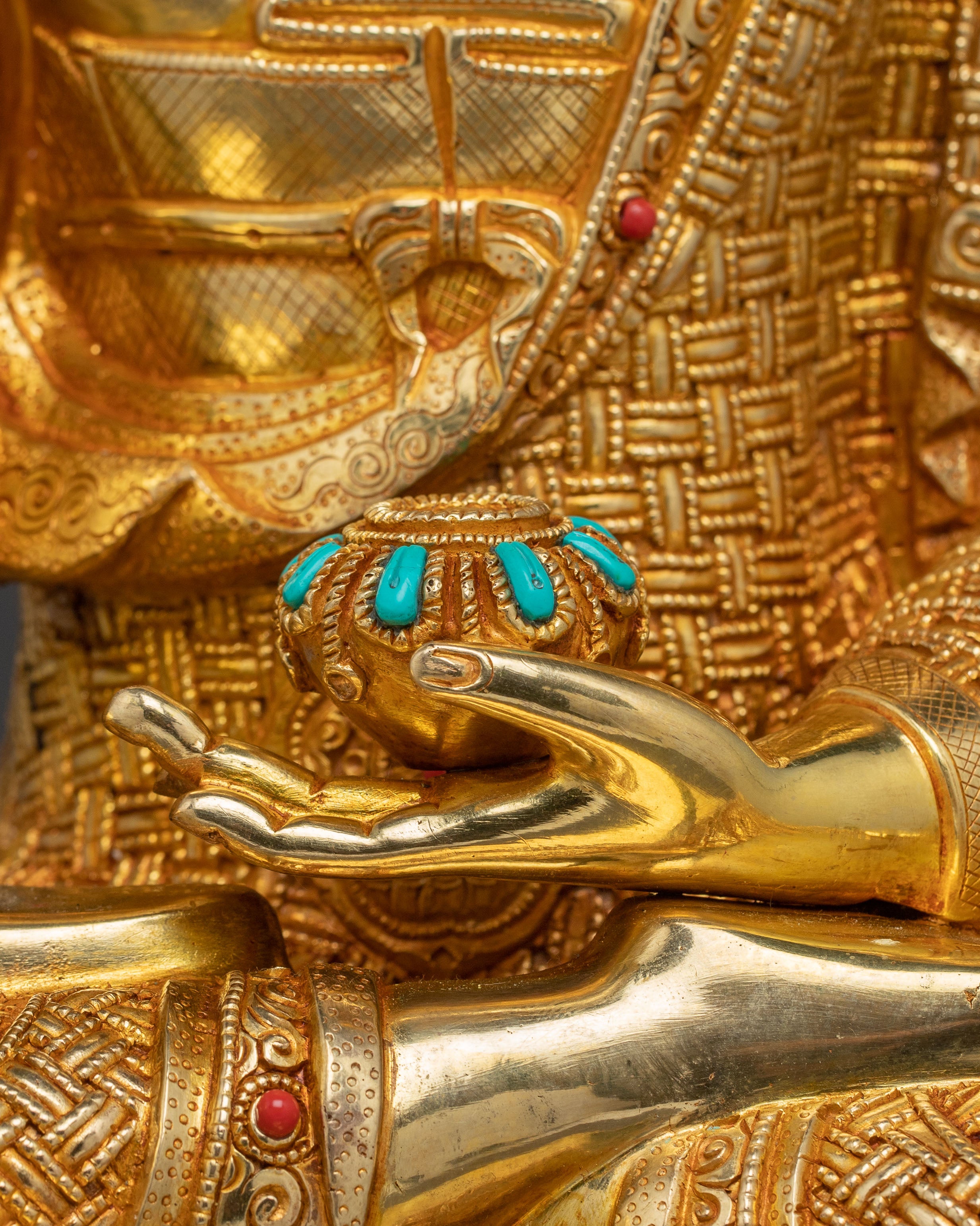 Handmade Shakyamuni Buddha Dharma Statue