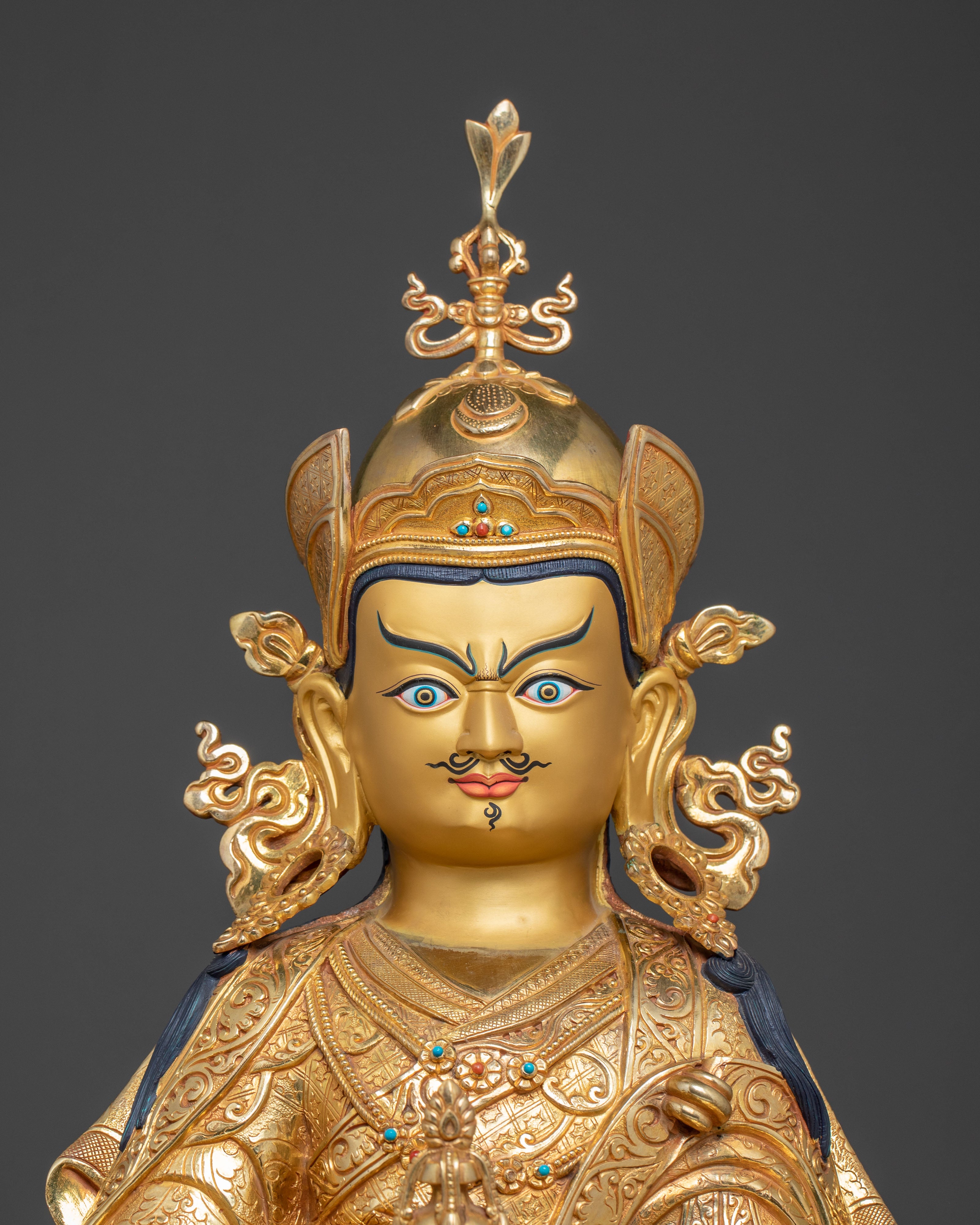 Radiant Traditional Padmasambhava Statue