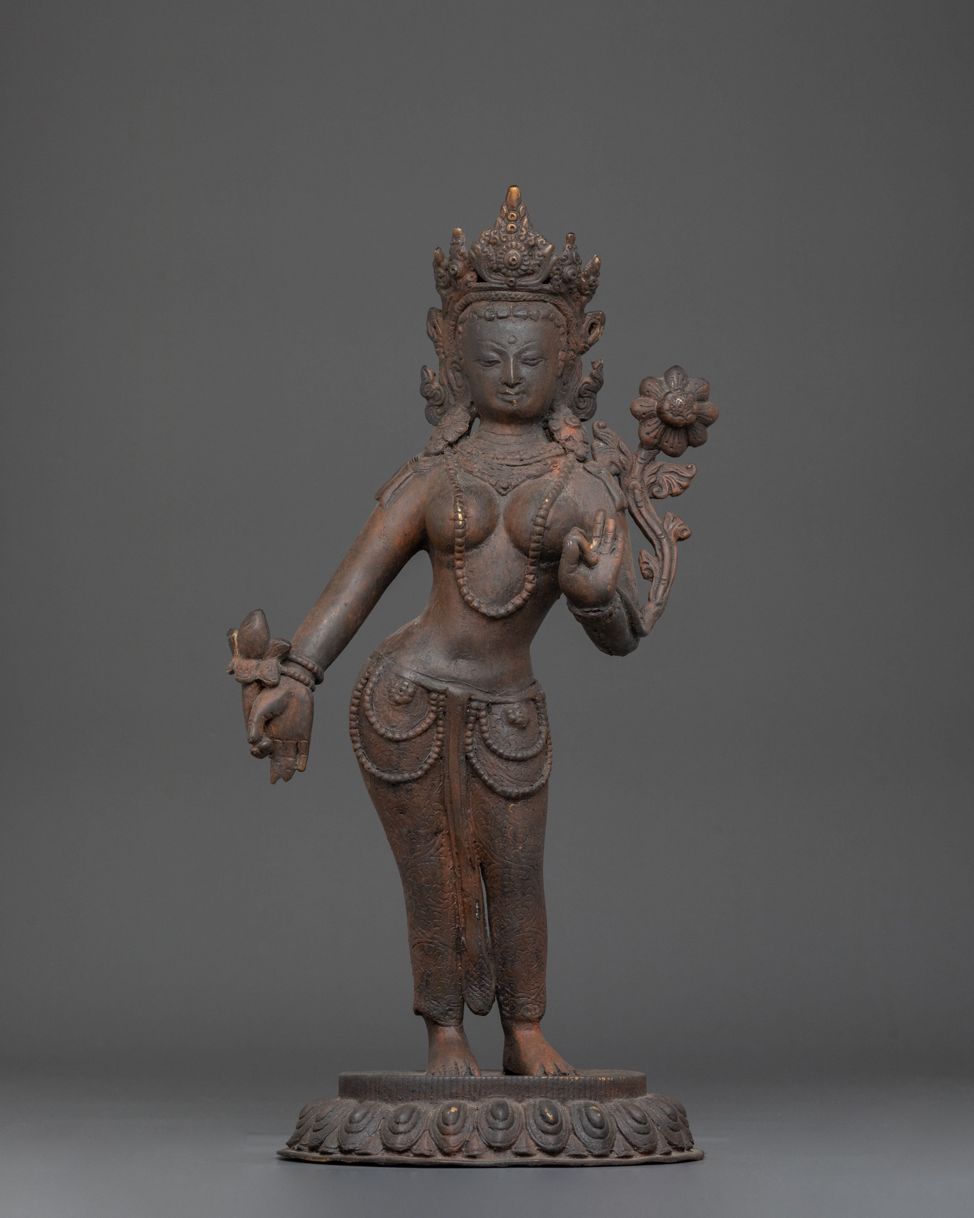 Standing Tara Blessing Statue | Goddess of Compassion
